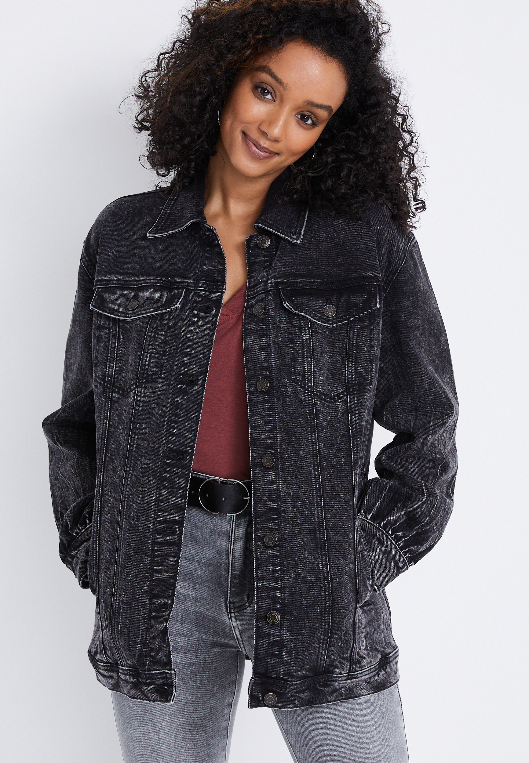 Jean best sale jacket maurices