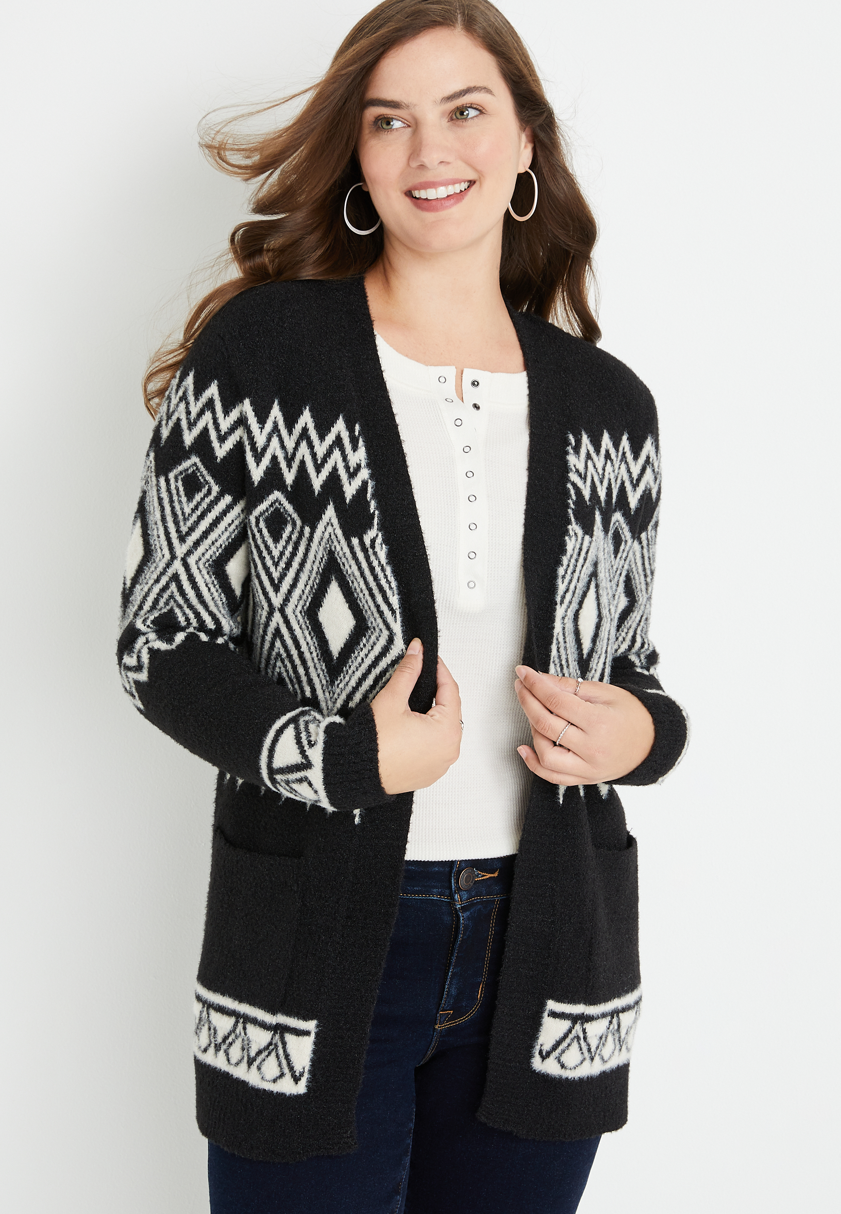 Maurices 2024 black cardigan