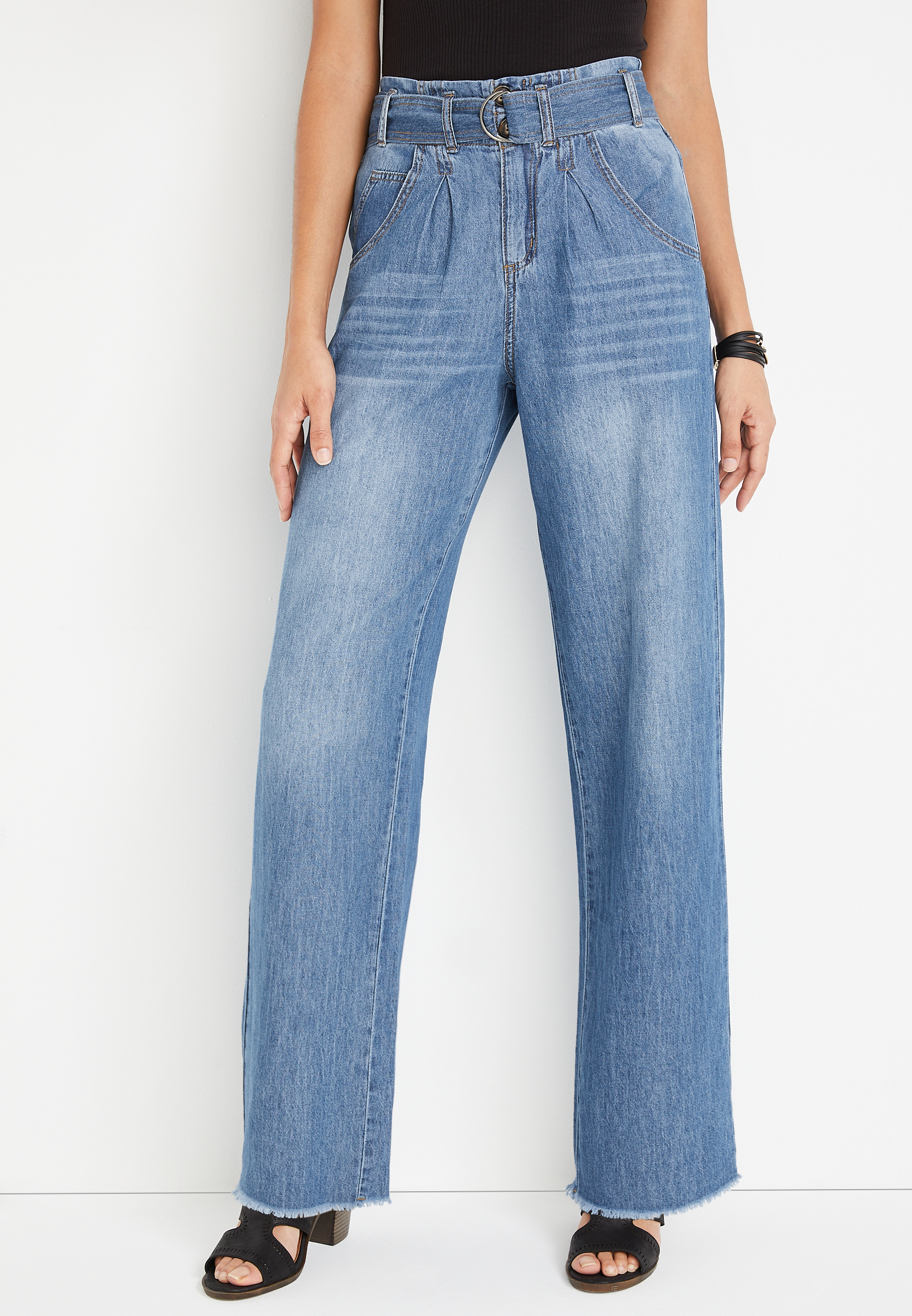 Maurices wide clearance leg jeans