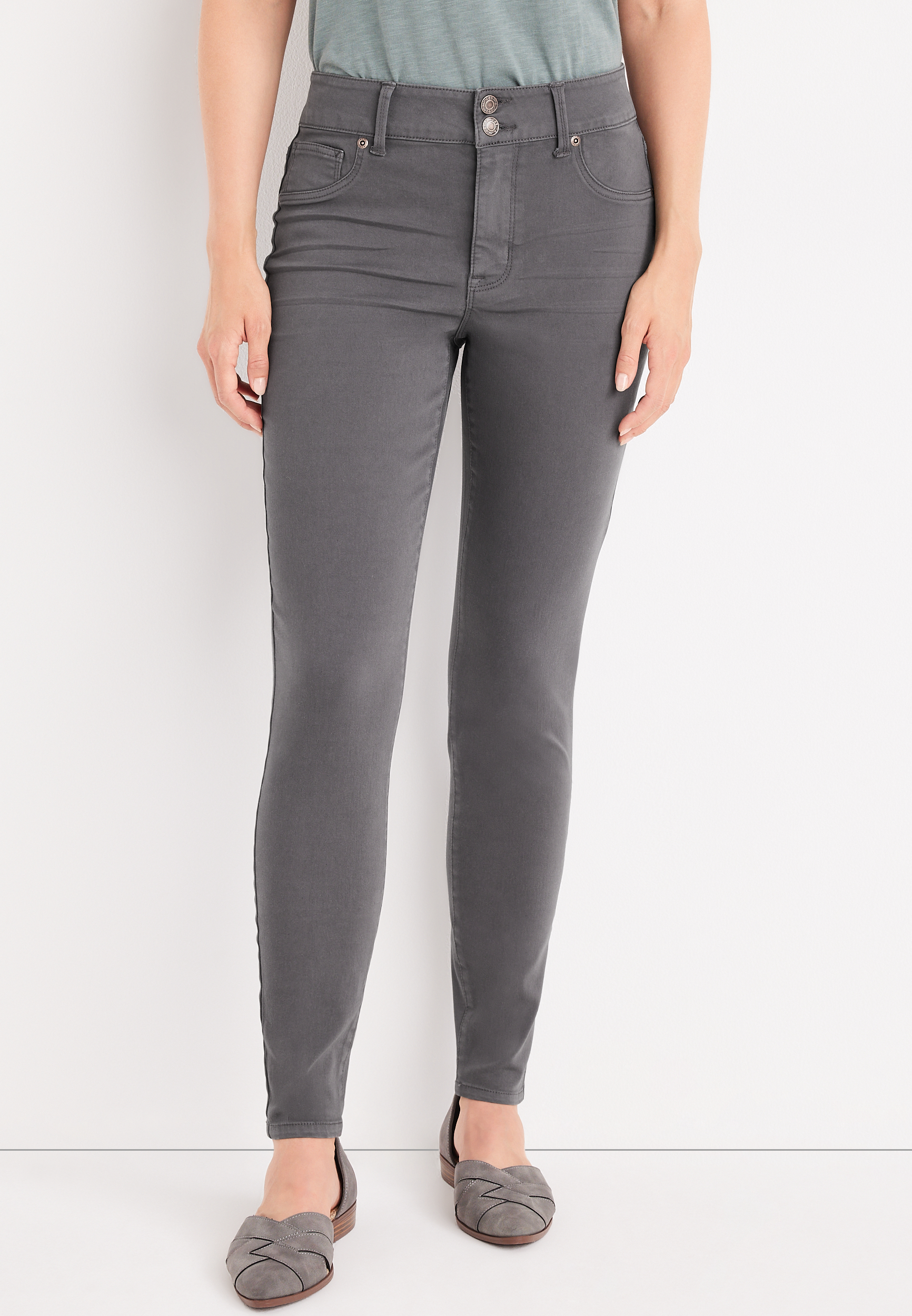 m jeans by maurices™ Cool Comfort Pull On Super High Rise Jegging