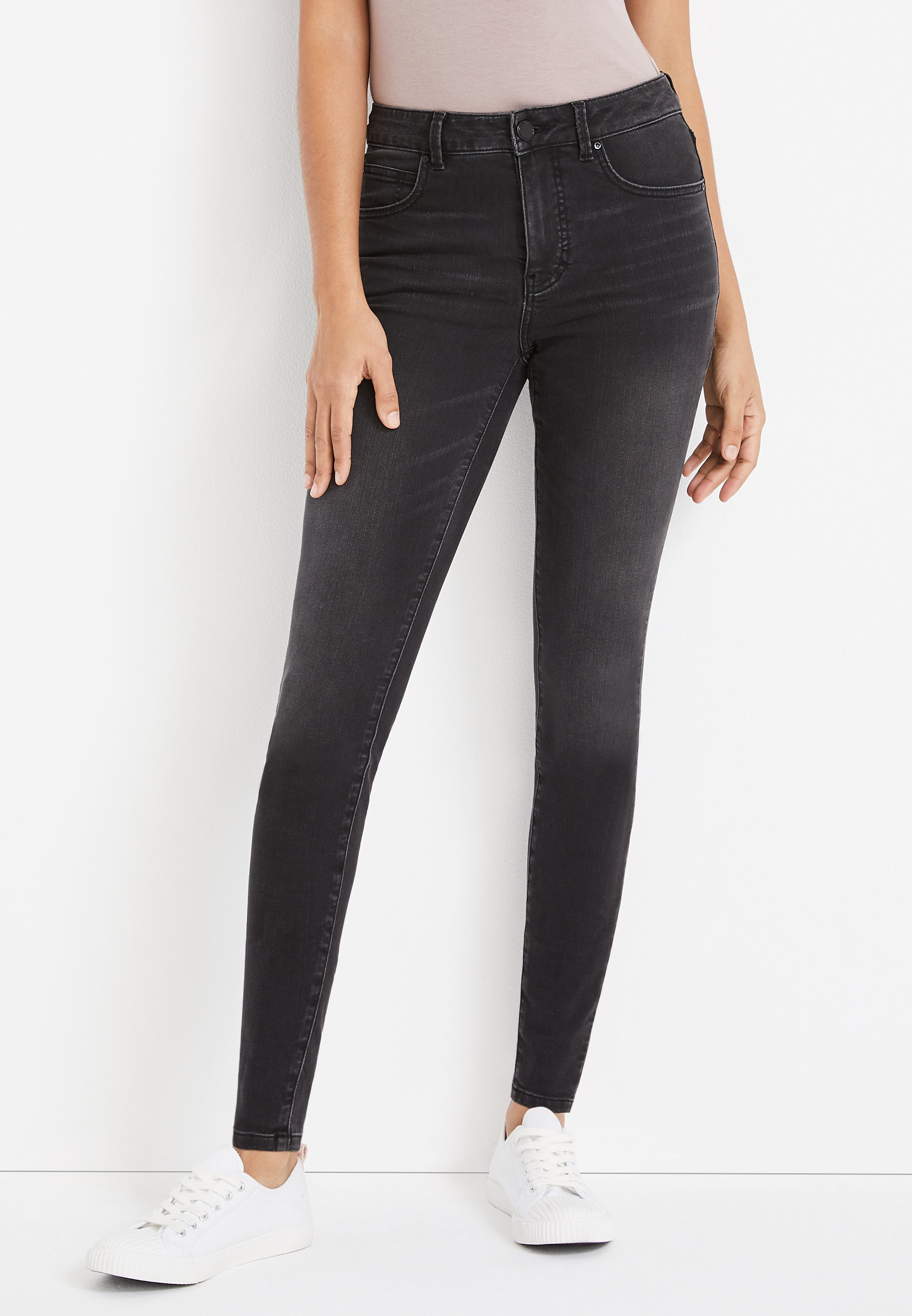 High rise store black jeans