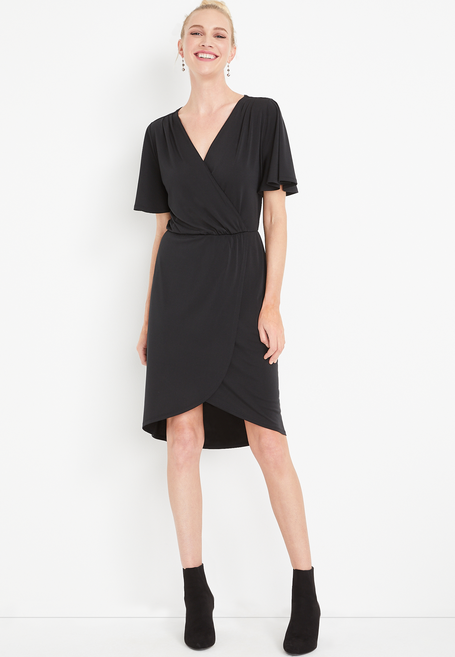 Maurices black dress online