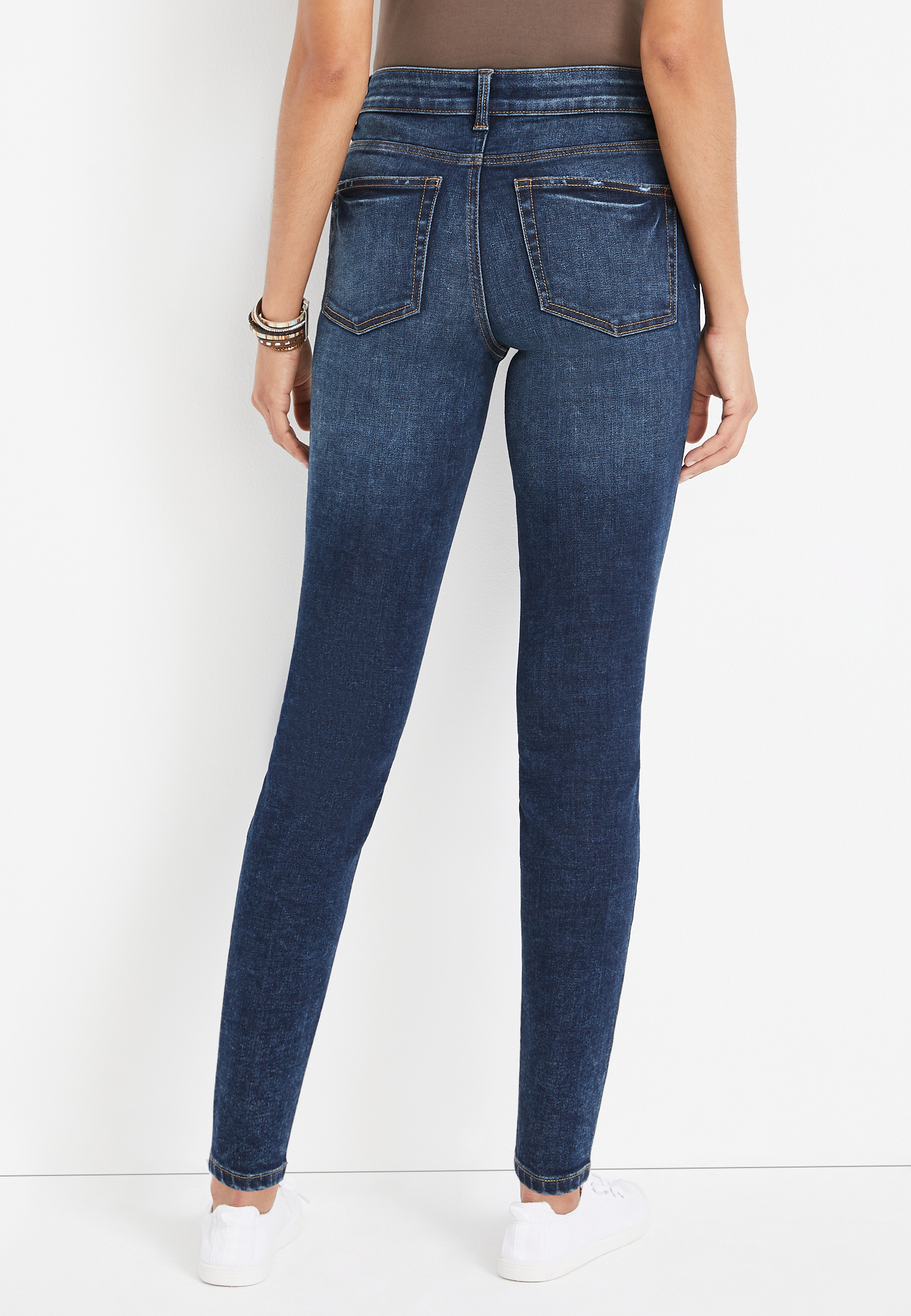 edgely™ Super Skinny High Rise Button Fly Jean