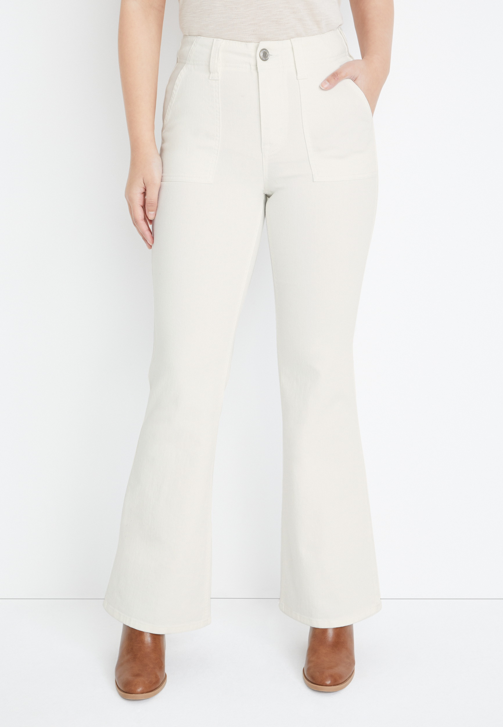 Maurices white jeans