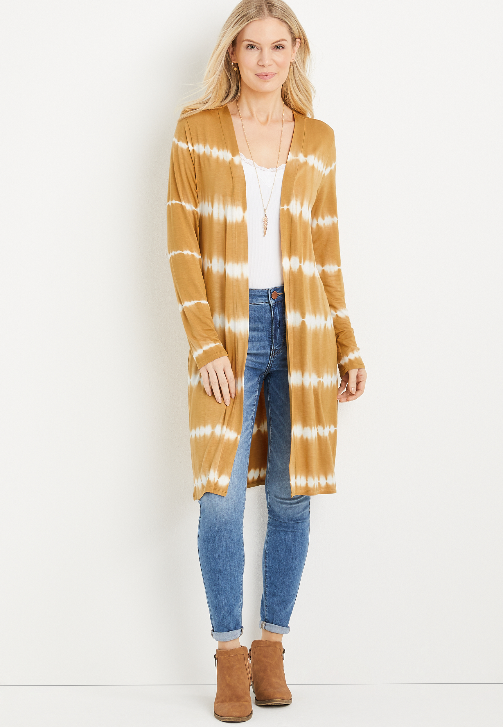 Gold hot sale duster cardigan