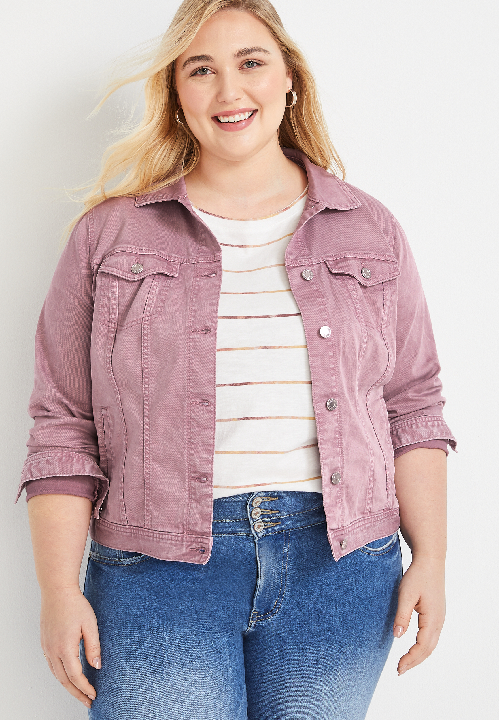 Blush 2025 denim jacket