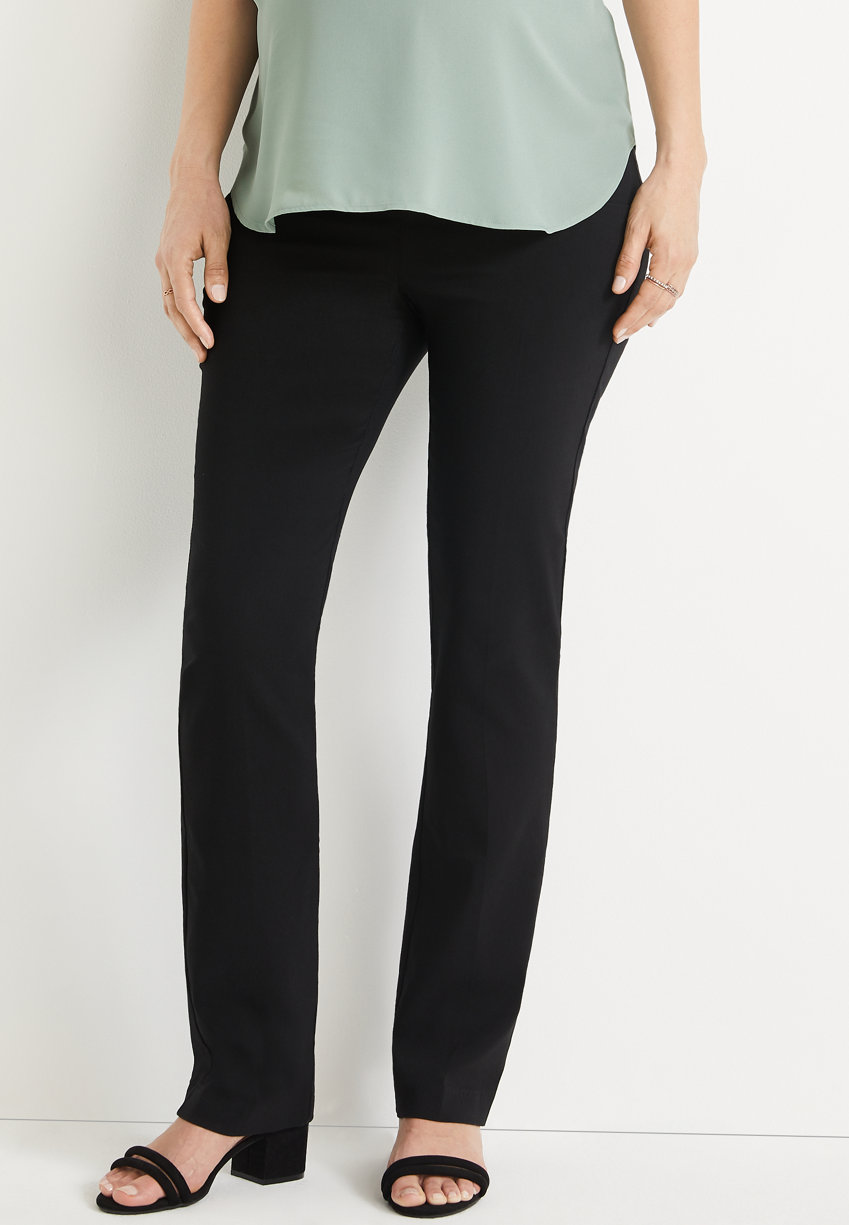 m jeans by maurices™ Over The Bump Black Maternity Jegging