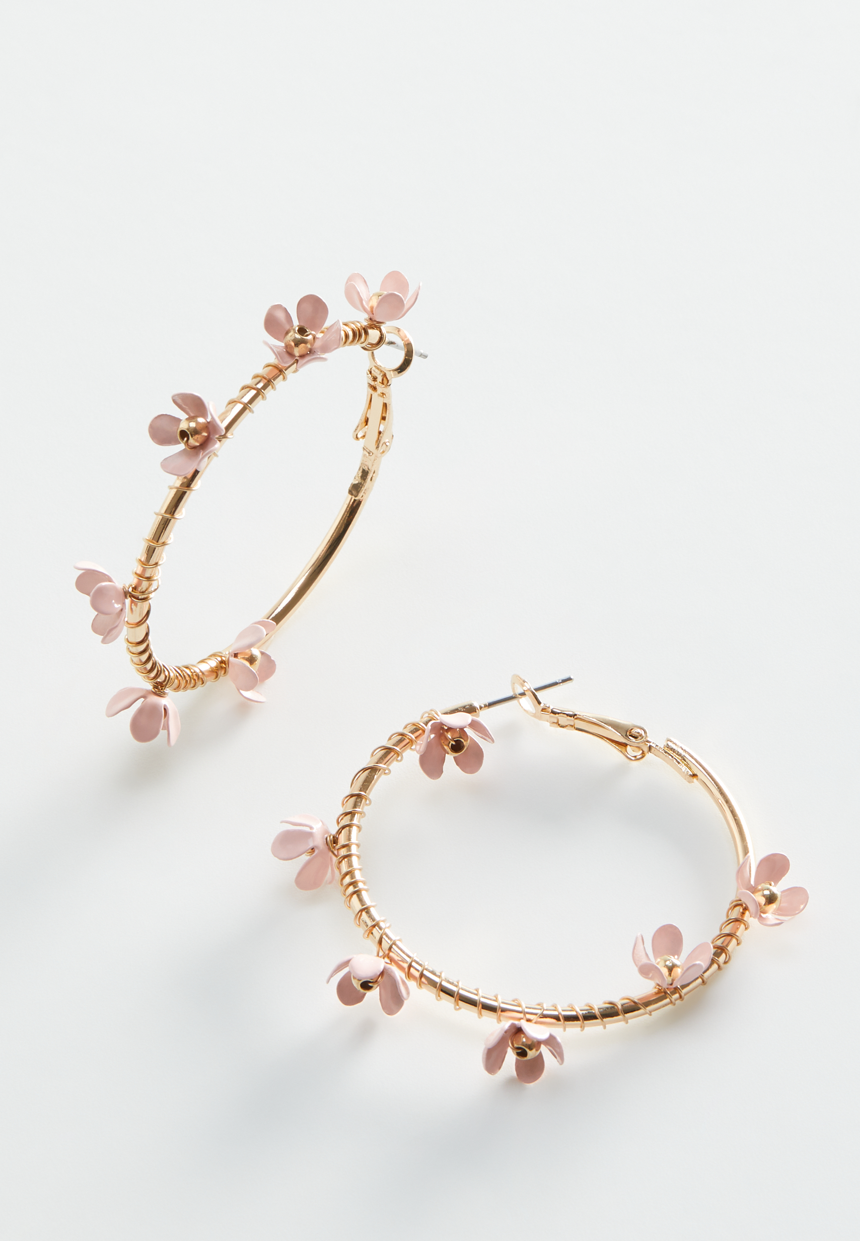 R✴︎H様 ミルキーアクアマリン マーキスフラワーカービングピアス 151215_C605