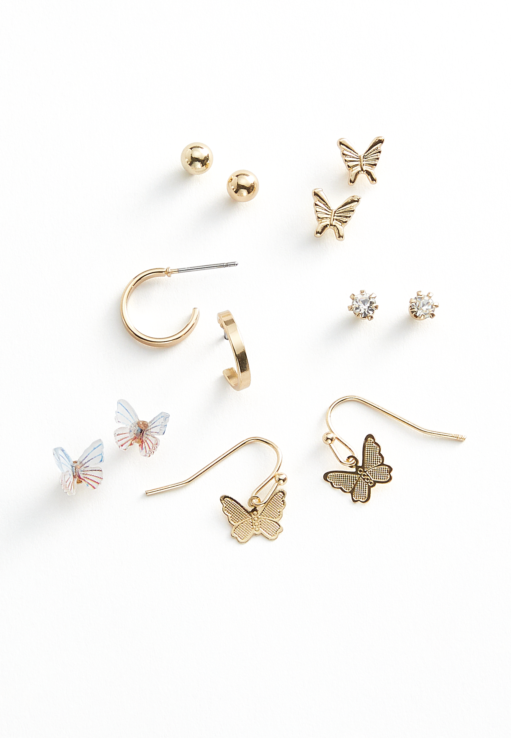 Butterfly Earring Back Set, 6 Pack – Studs