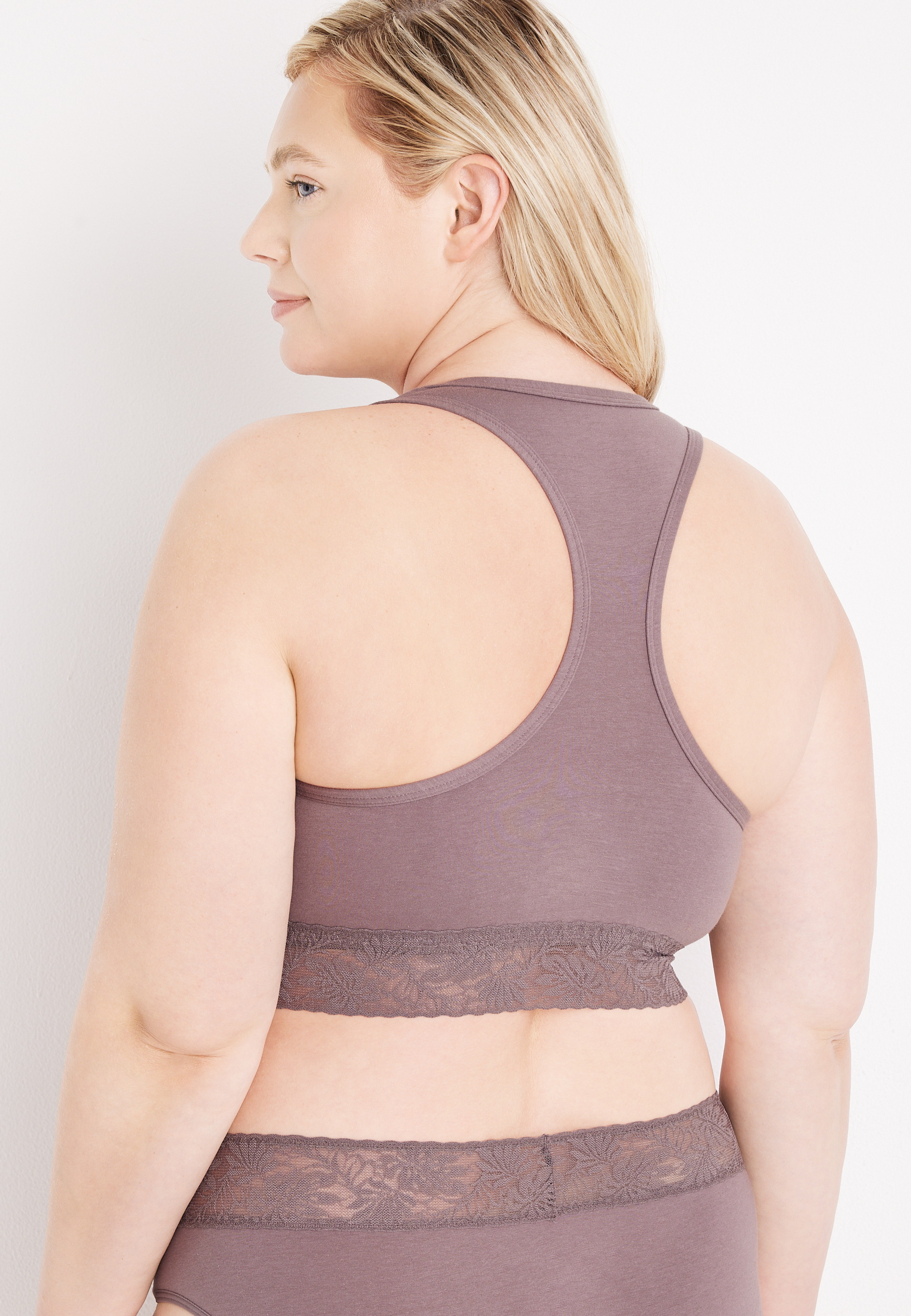 Simply Comfy Cotton Racerback Bralette