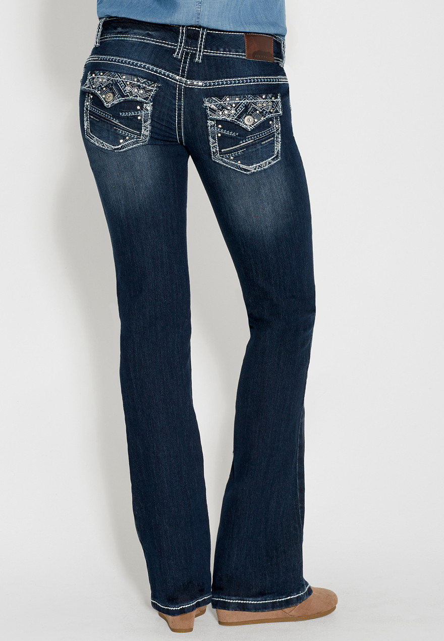 DenimFlex embellished bootcut jeans maurices