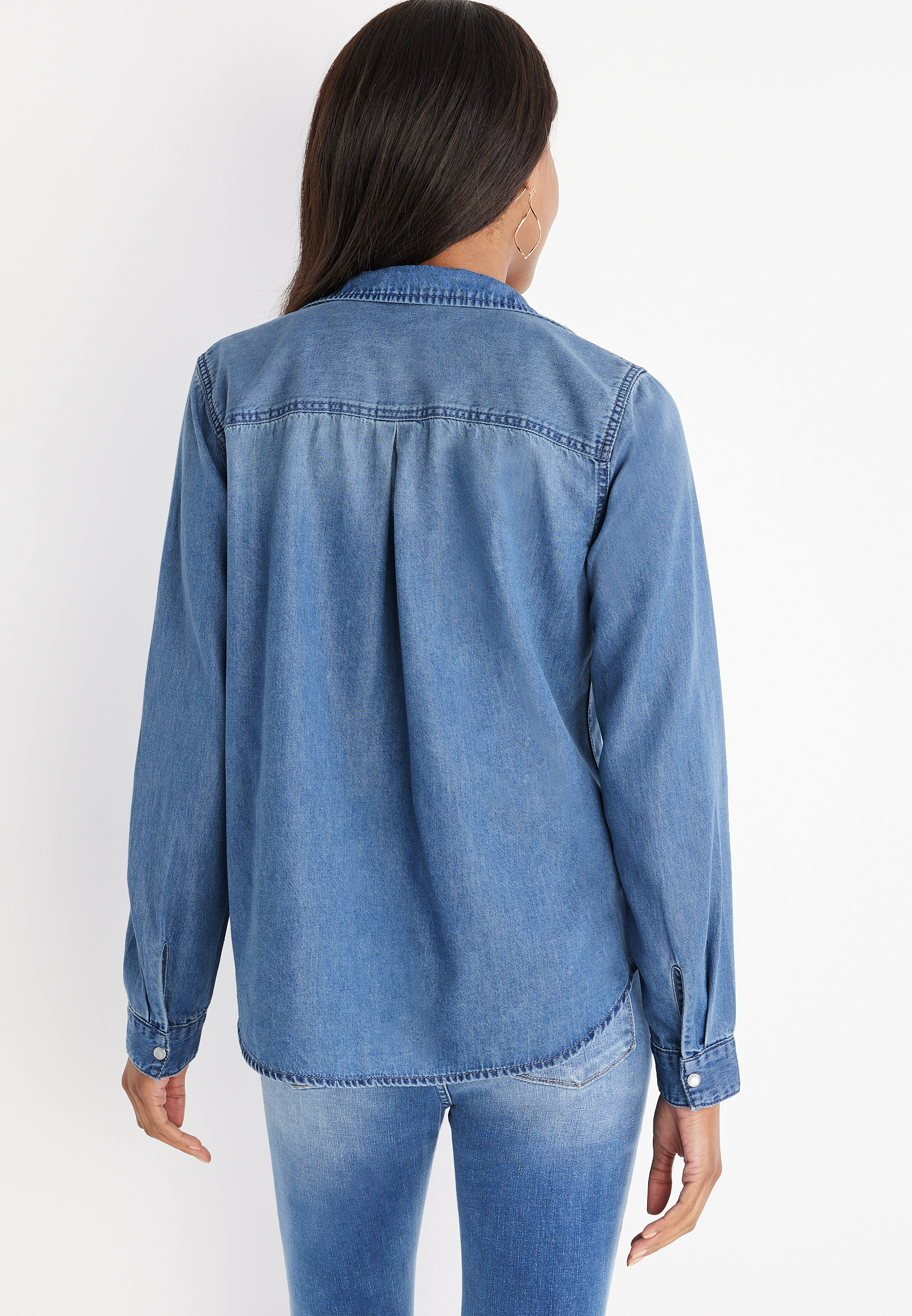 Denim Button Down Shirt | maurices