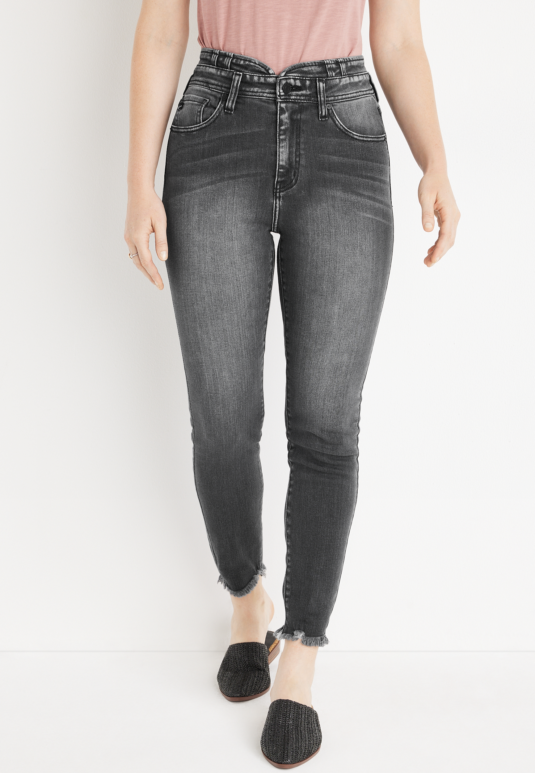 KanCan™ Skinny High Rise Black Jean | maurices 