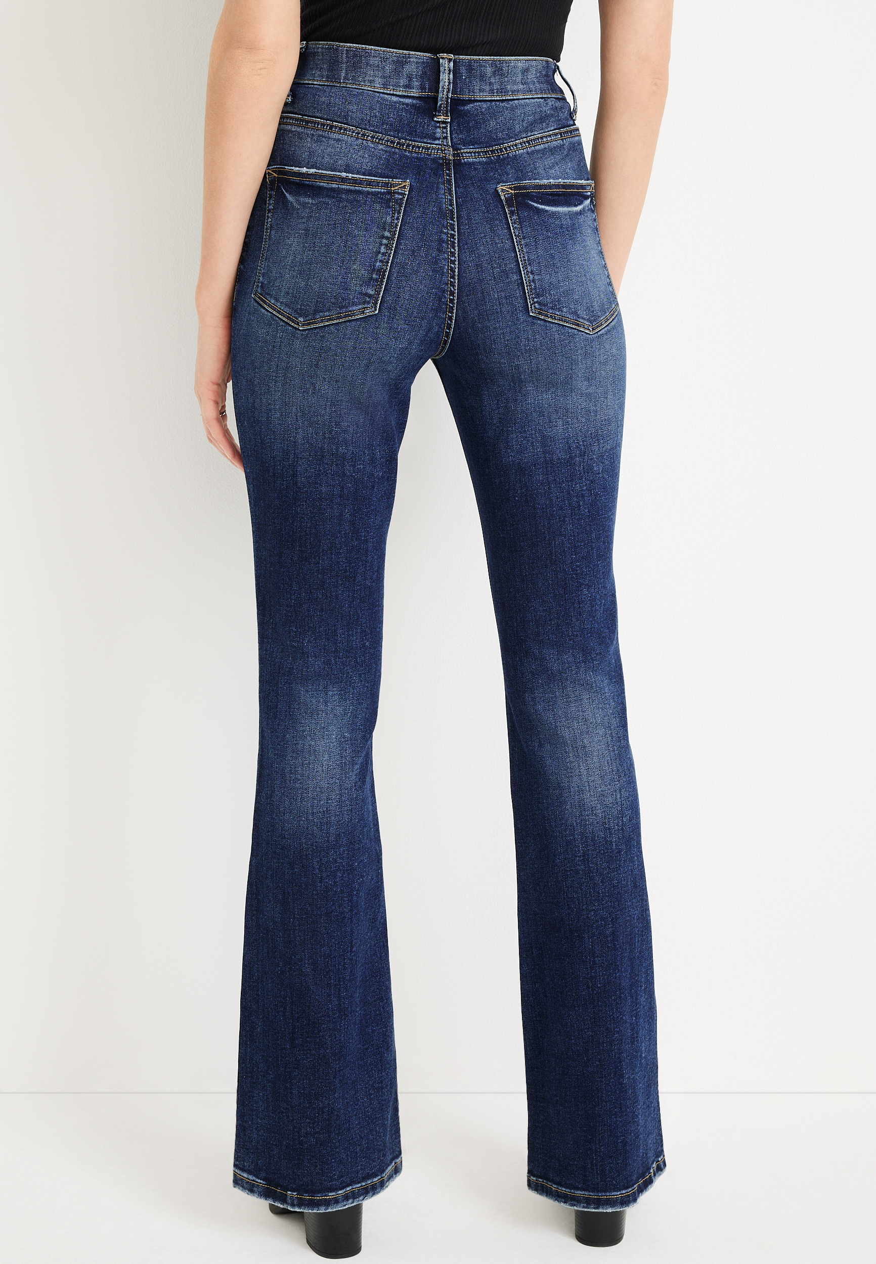 m jeans by maurices™ Cool Comfort Crossover High Rise Pull On Super Skinny  Jean