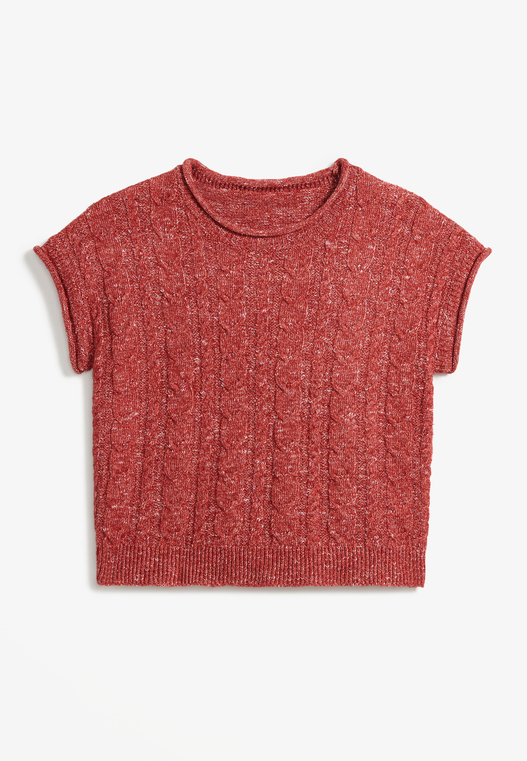 Girls Cable Knit Short Sleeve Sweater maurices