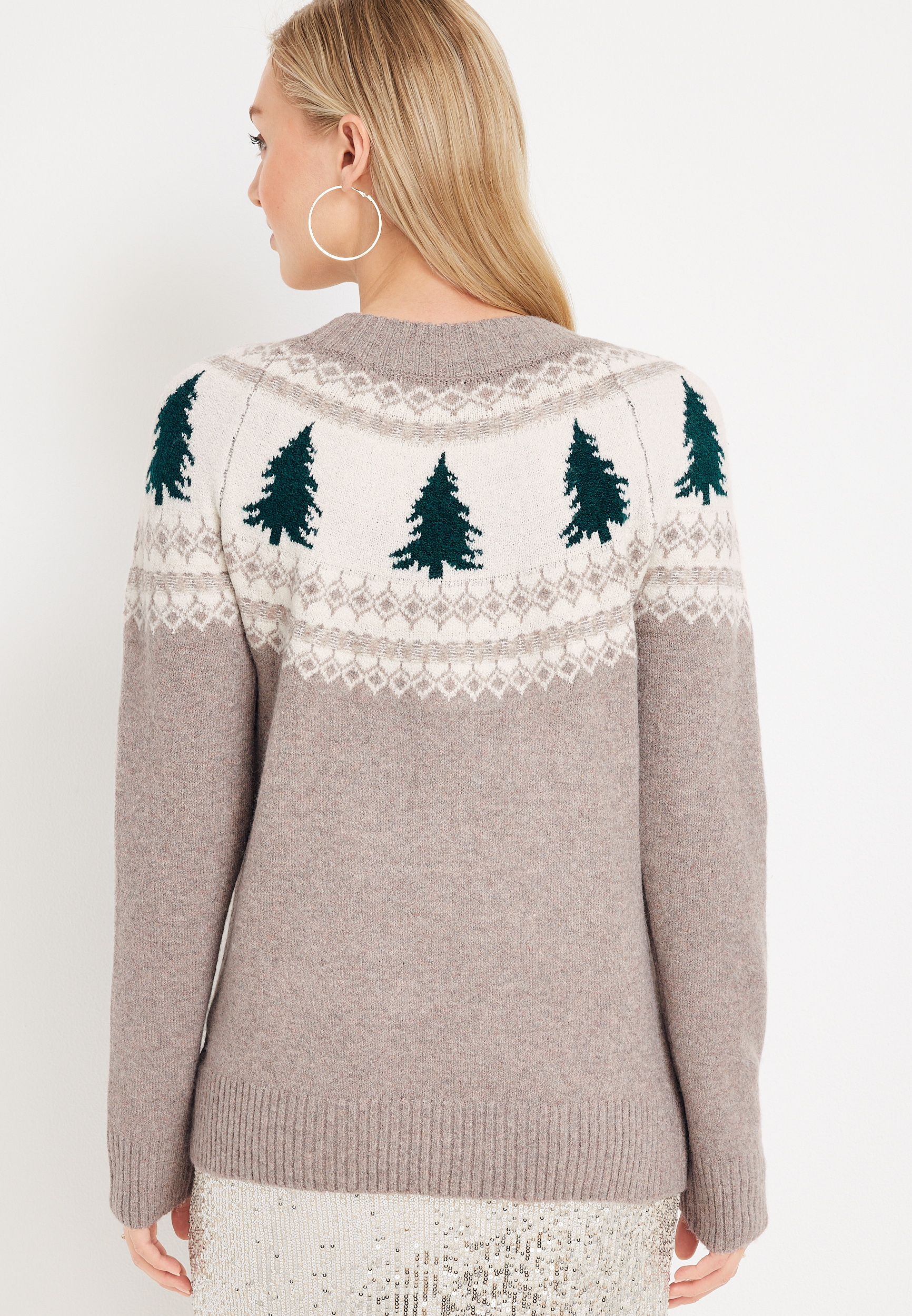 Tree Fair Isle Sweater | maurices