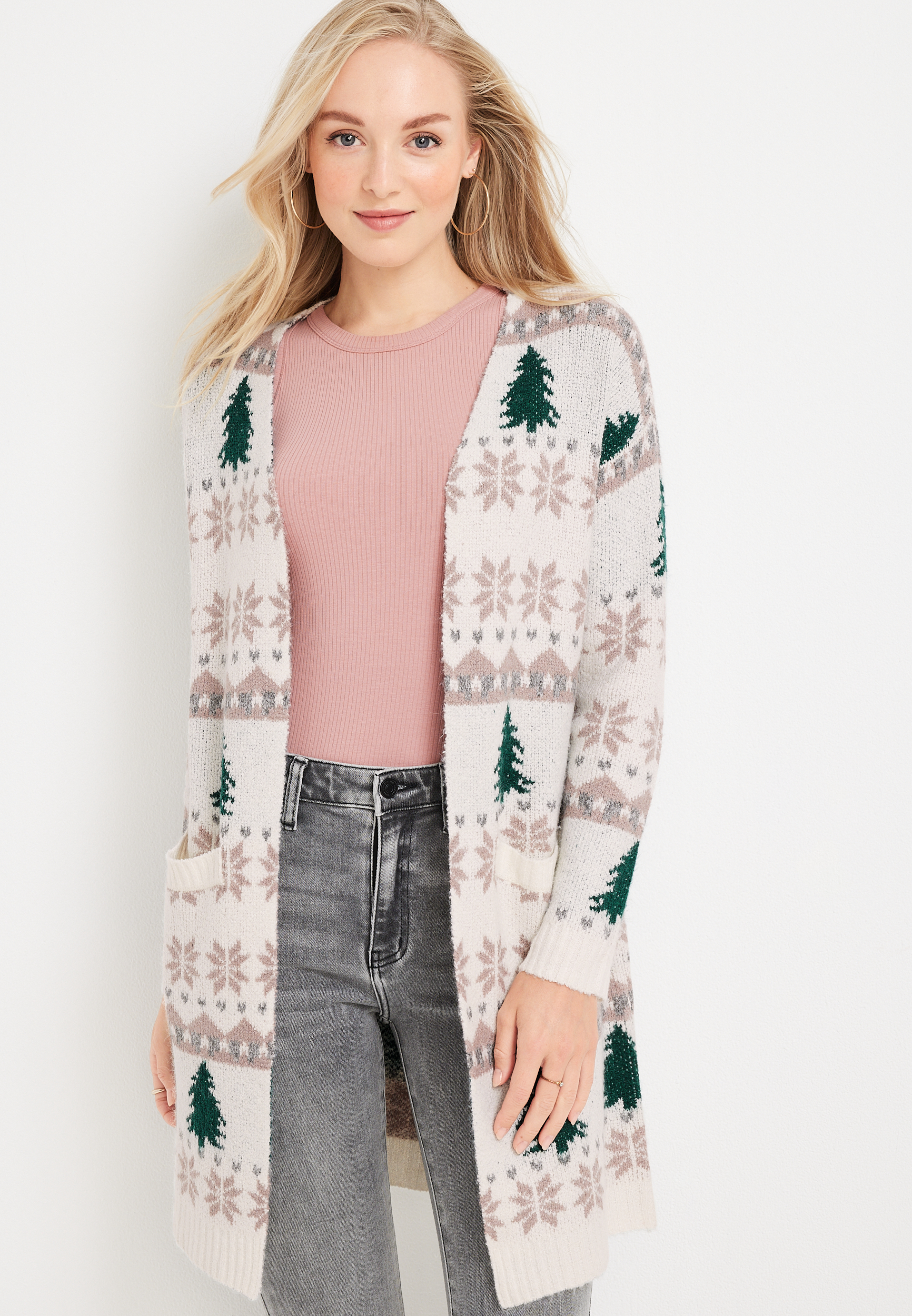 Snowflake Fair Isle Cardigan