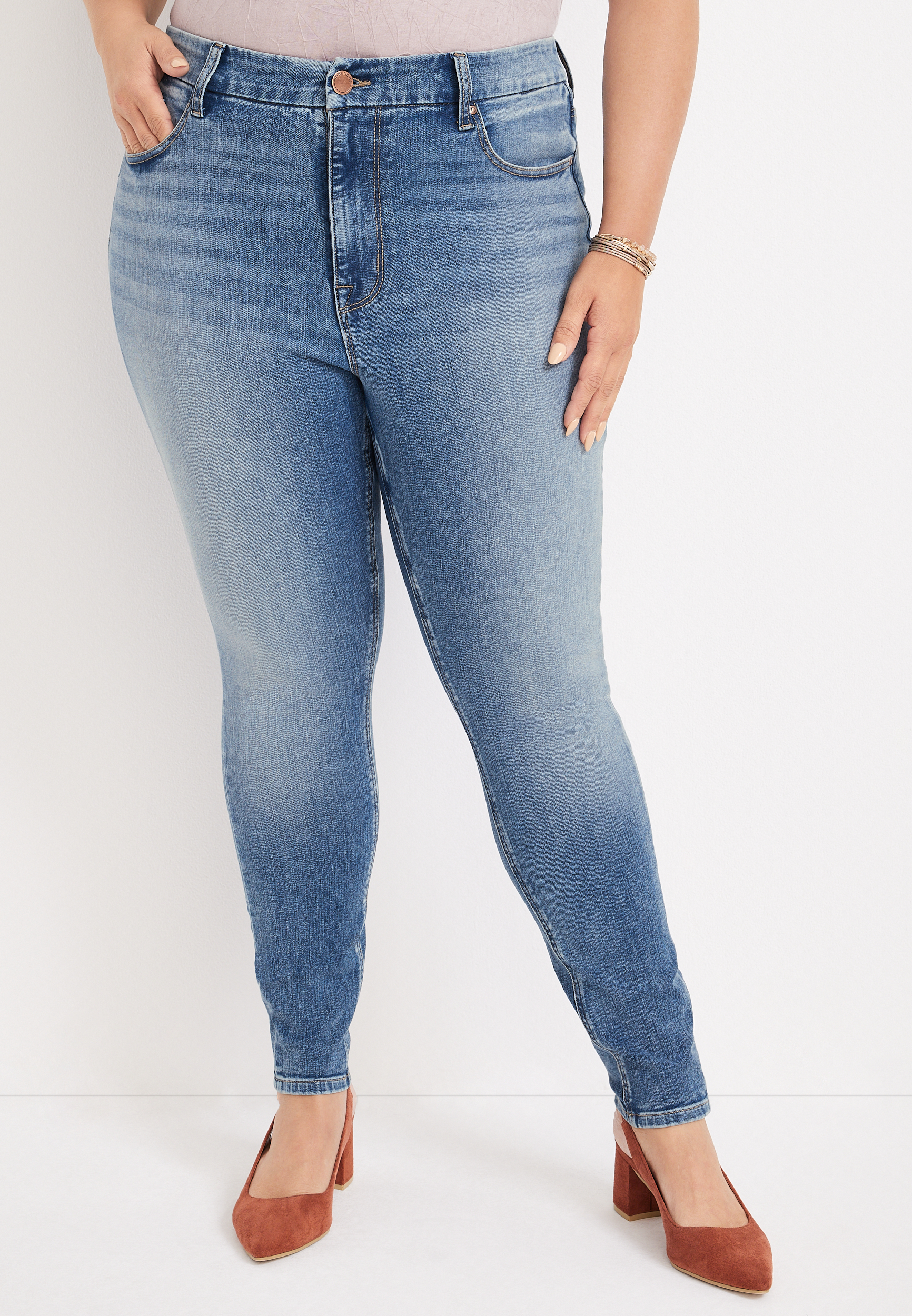 Maurices plus shop size jeggings