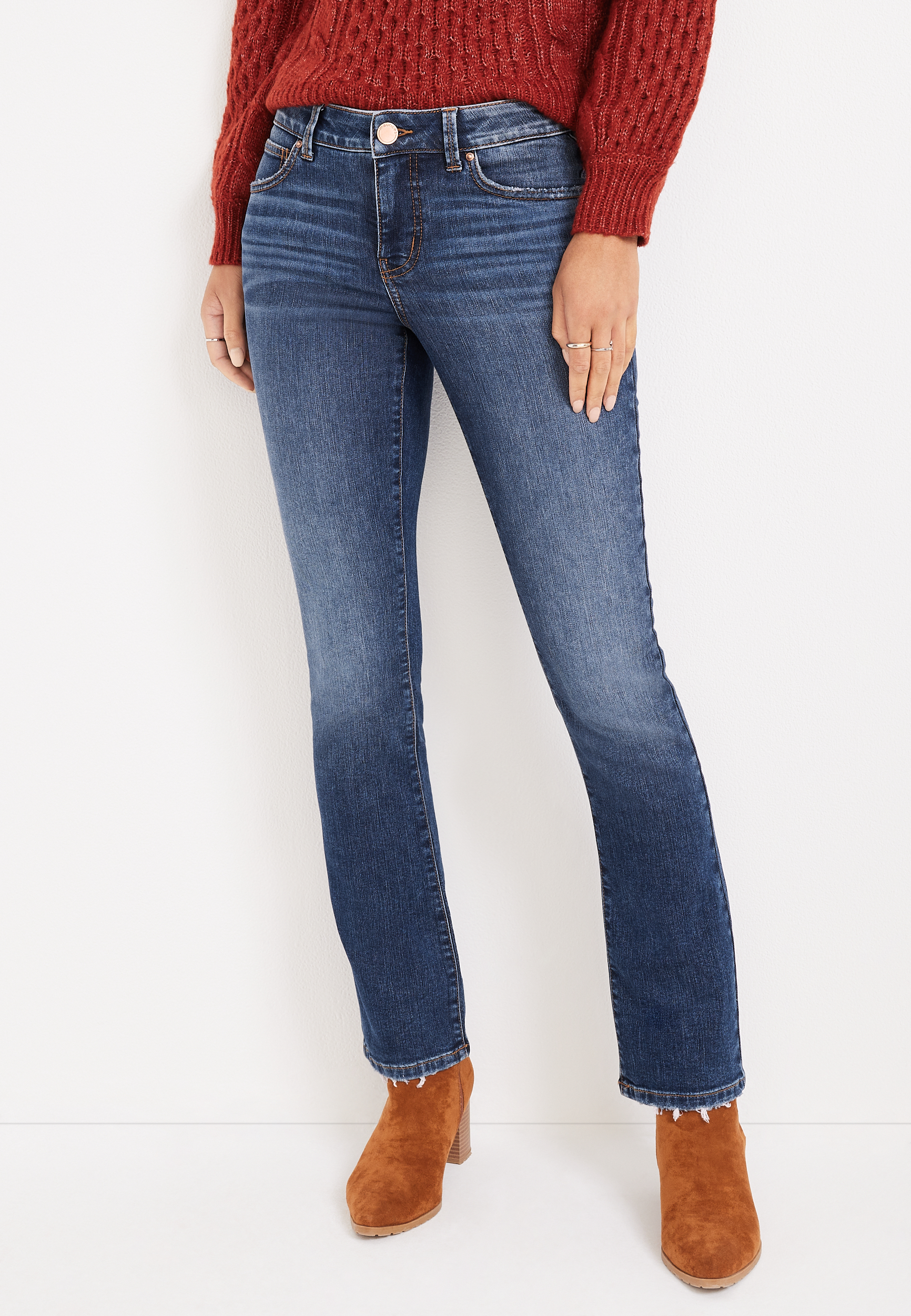 Plus Size m jeans by maurices™ Classic Slim Boot Curvy High Rise Jean