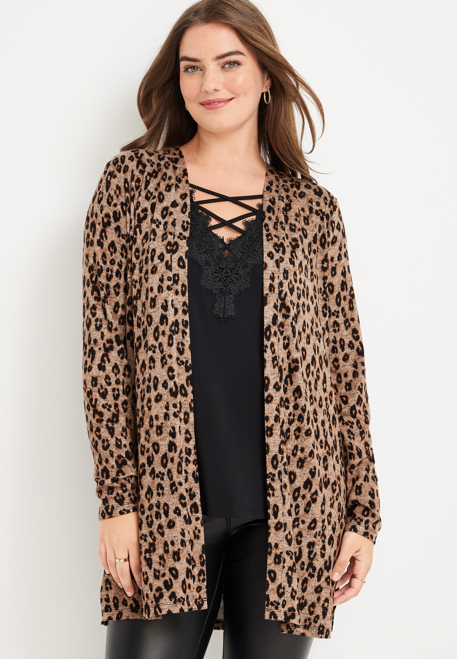 Leopard on sale cardigan canada