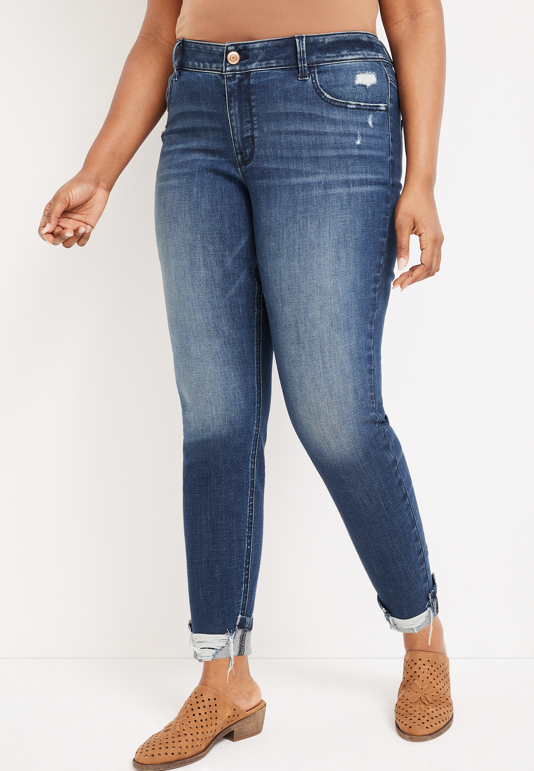 m jeans by maurices™ Cool Comfort Pull On Super High Rise Jegging