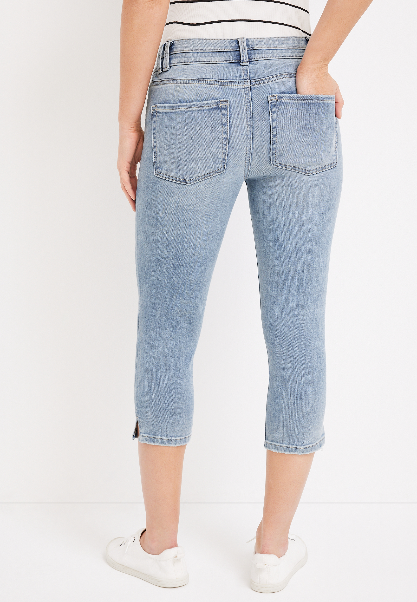 m jeans by maurices™ Cool Comfort Mid Rise Capri