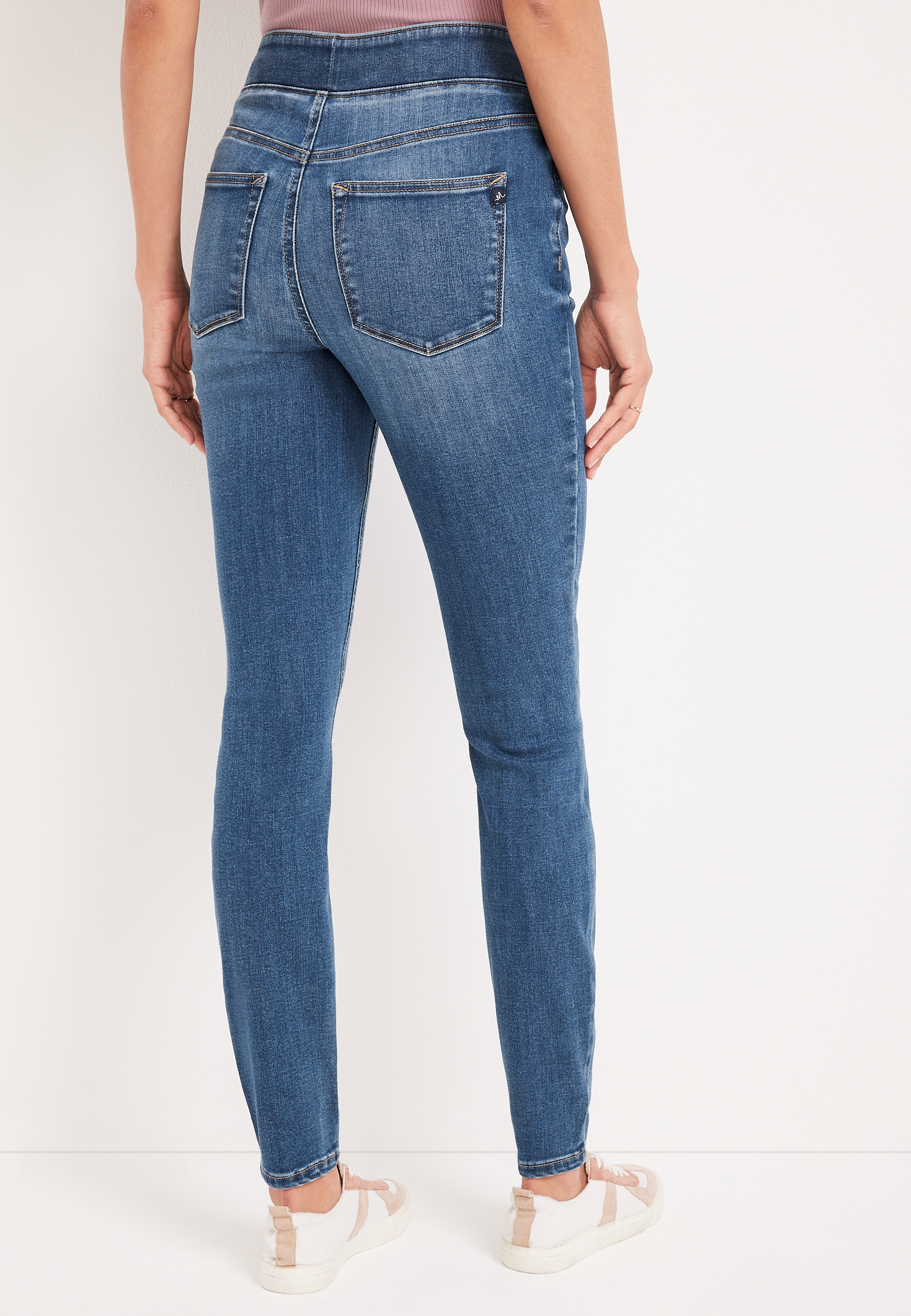 Maurices Plus m jeans by maurices™ Cool Comfort Crossover Pull On High Rise  Jegging