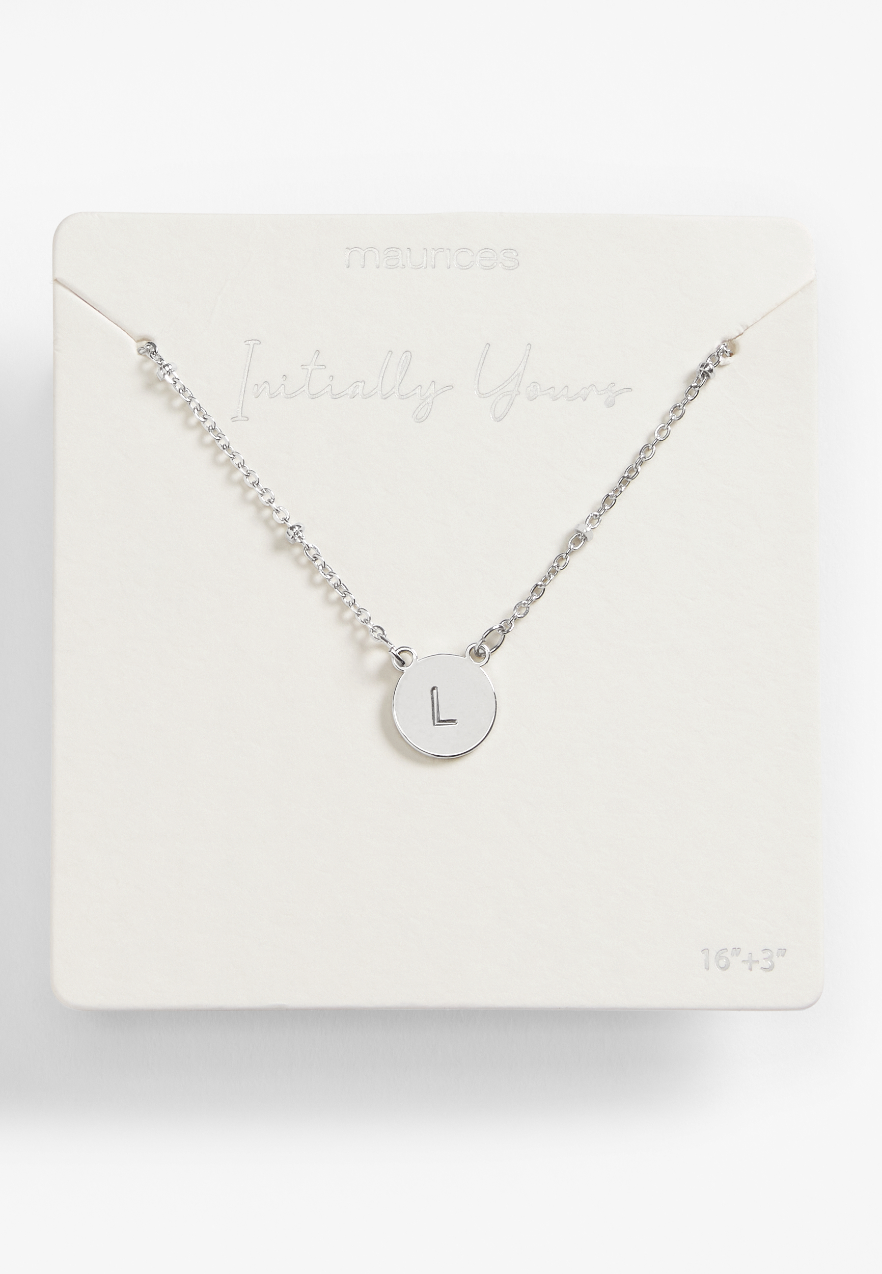 Letter L Necklace