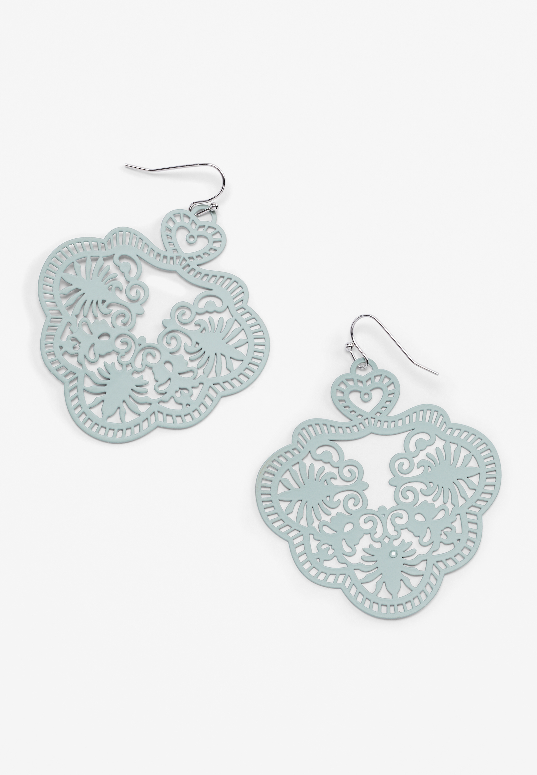 Bohemian Geometric Drop Earrings – Moroccan Cloud, Clover & Infinity Leaf Designs