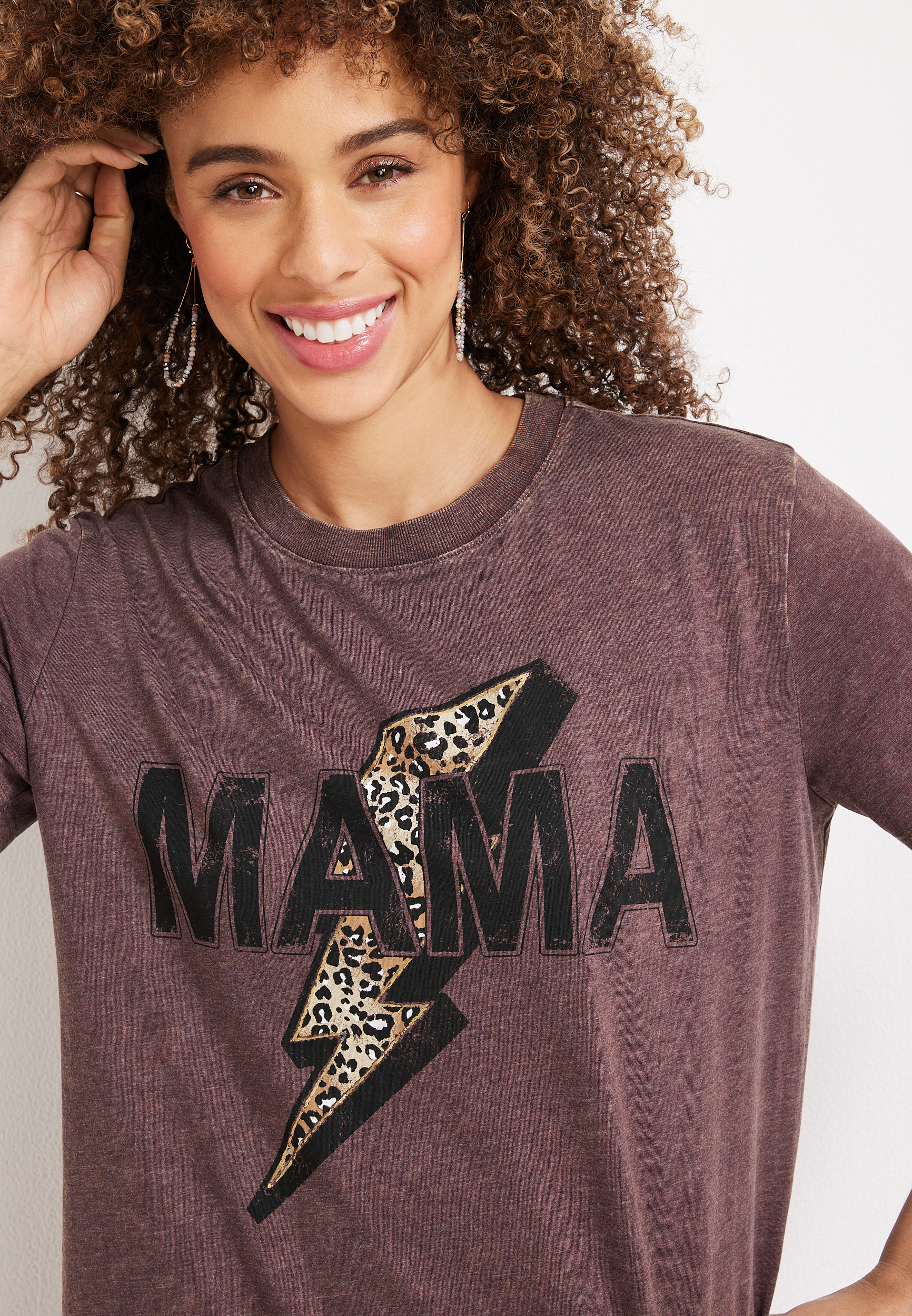 Baseball Mama Leopard Lightning Bolt Shirt-Baseball Mom Shirt-Bleached –  MisEleniousDesigns