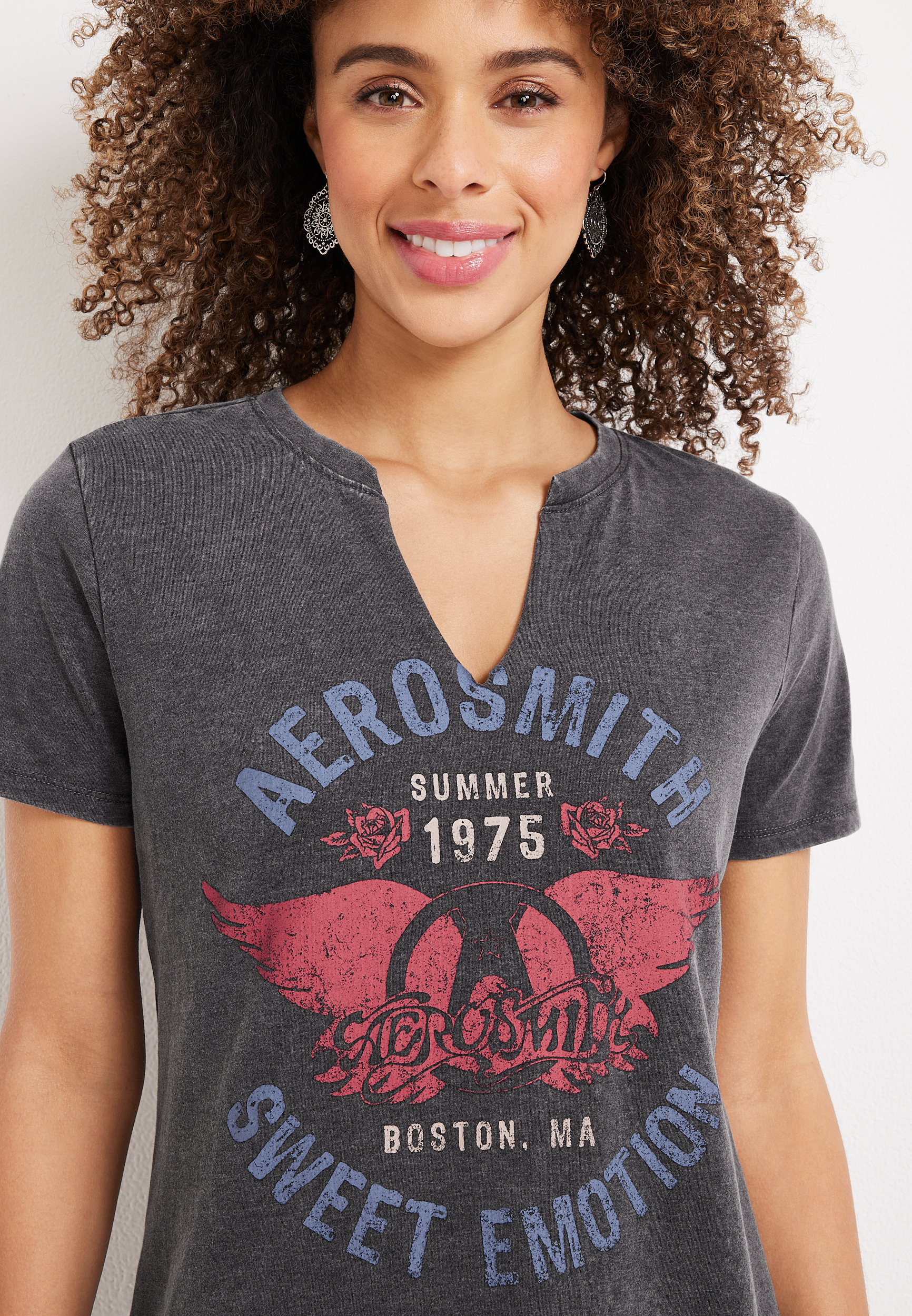  Aerosmith - LIVE! In Boston T-Shirt : Clothing, Shoes