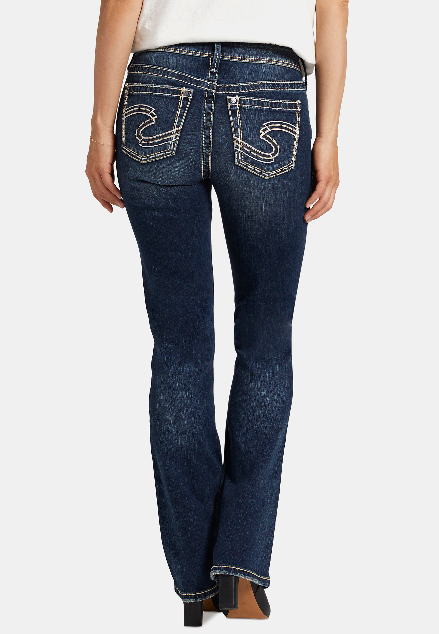 Silver Jeans Co. Be Low Slight Flare Low Rise Cargo Jeans