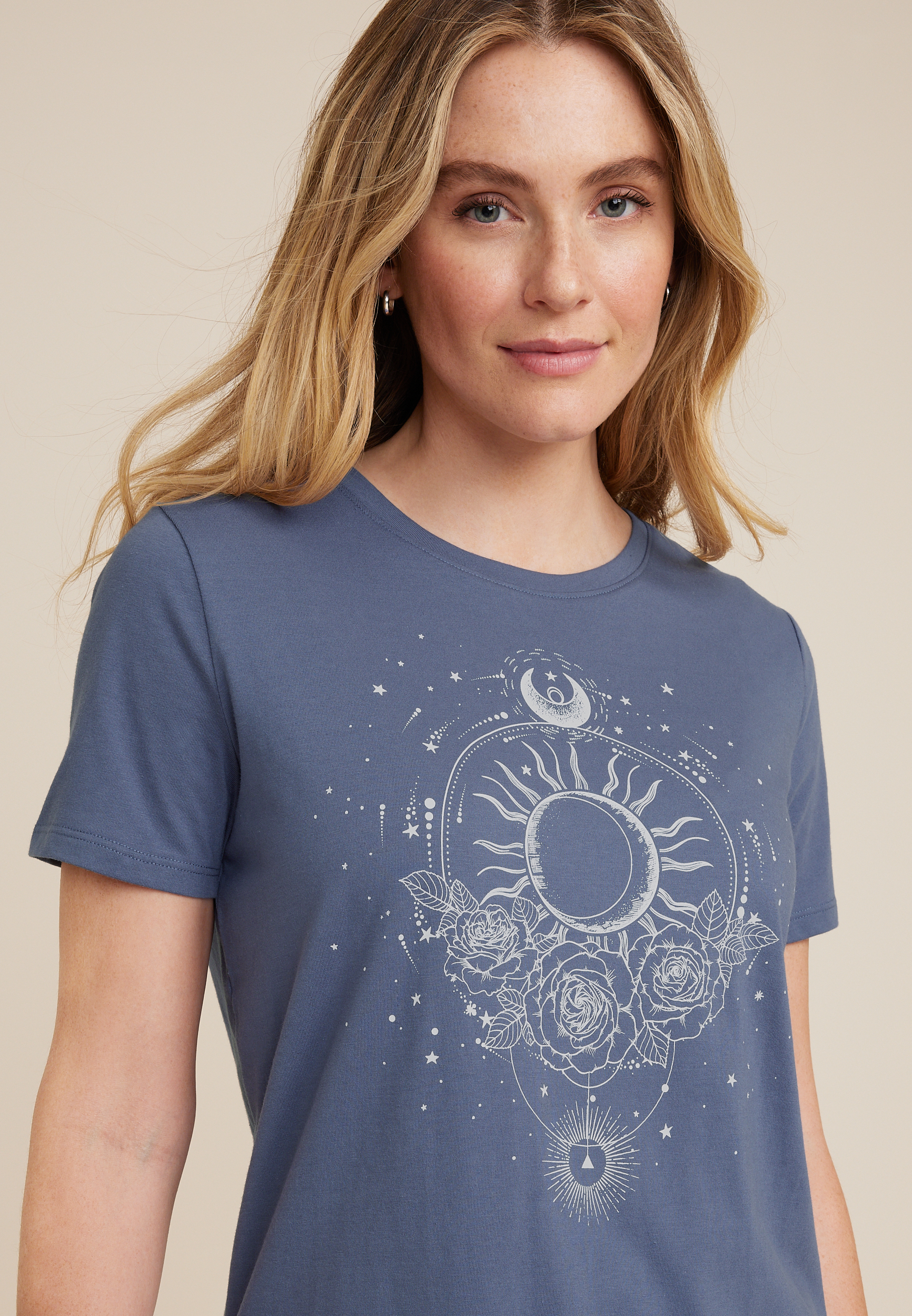Basic Jersey Celestial Poster Tee