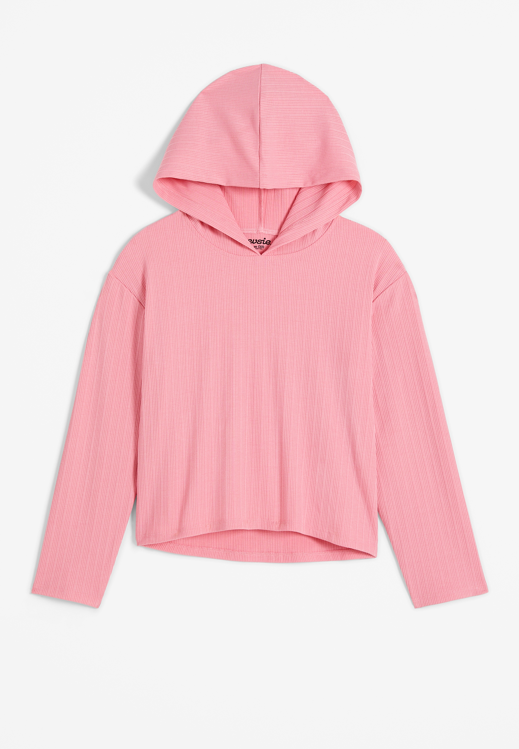 Ribbed hoodie online women's