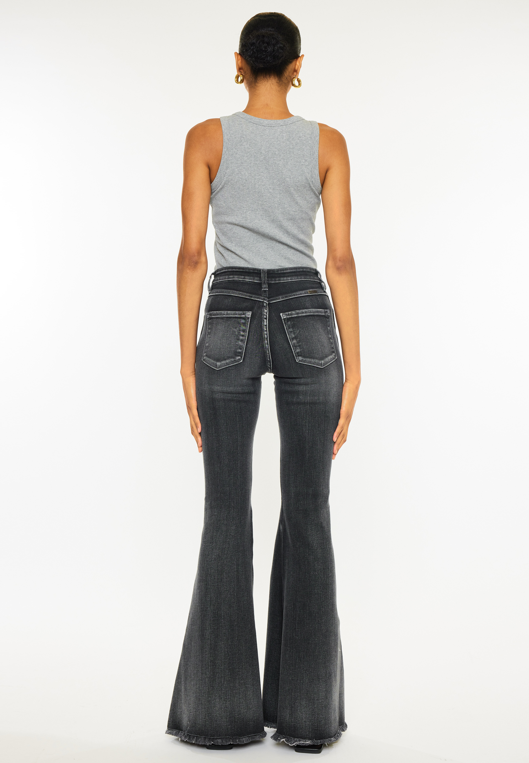 KanCan Ultra High Rise 90's Flare Jeans - Black – Southern Roots Boutique