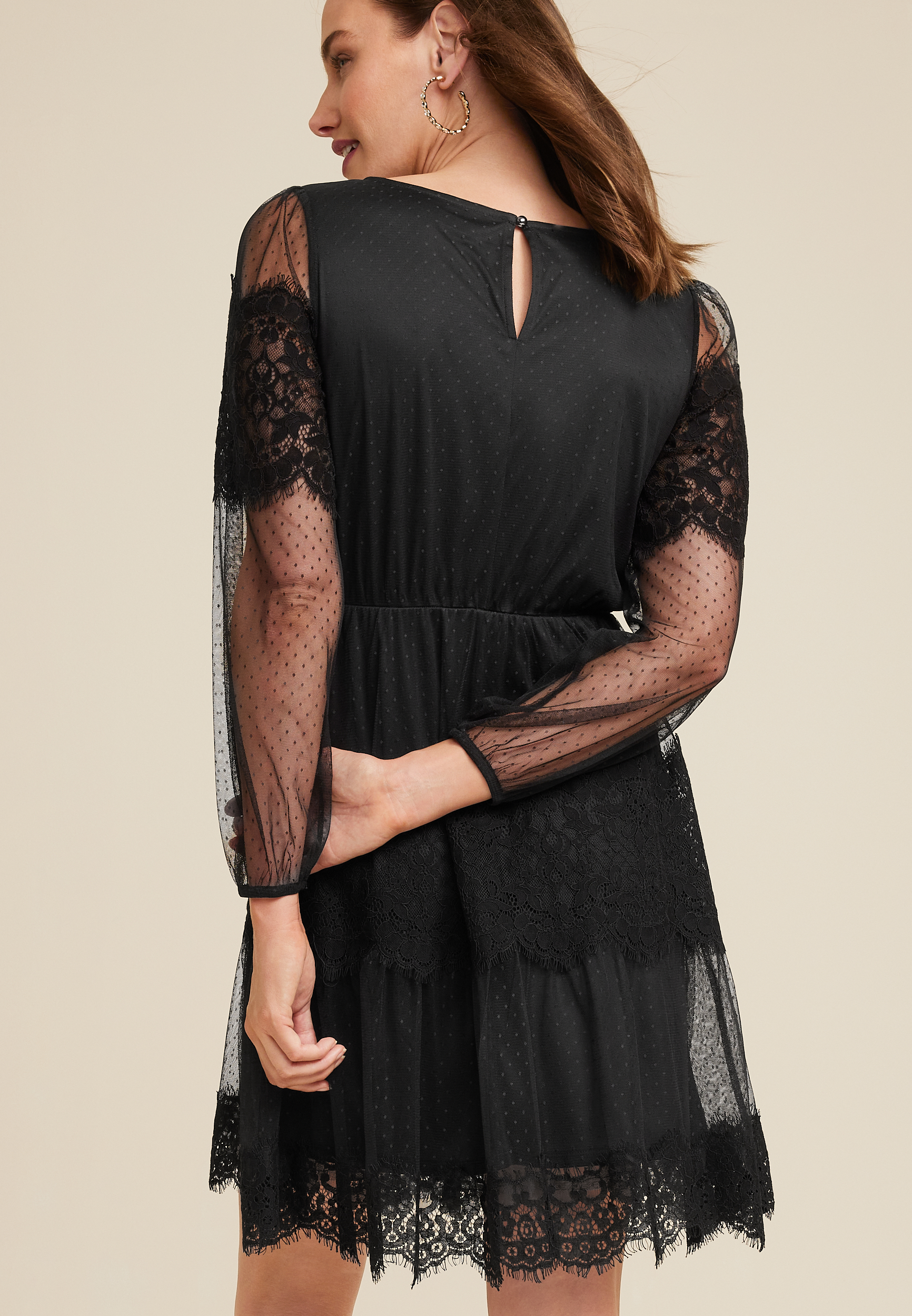 black dress hit the floor Tarik Ediz 98509 main image 0