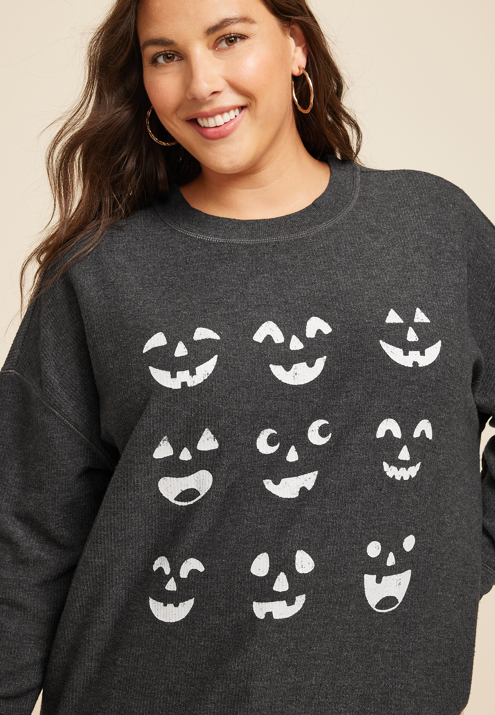 Plus size halloween discount sweatshirts