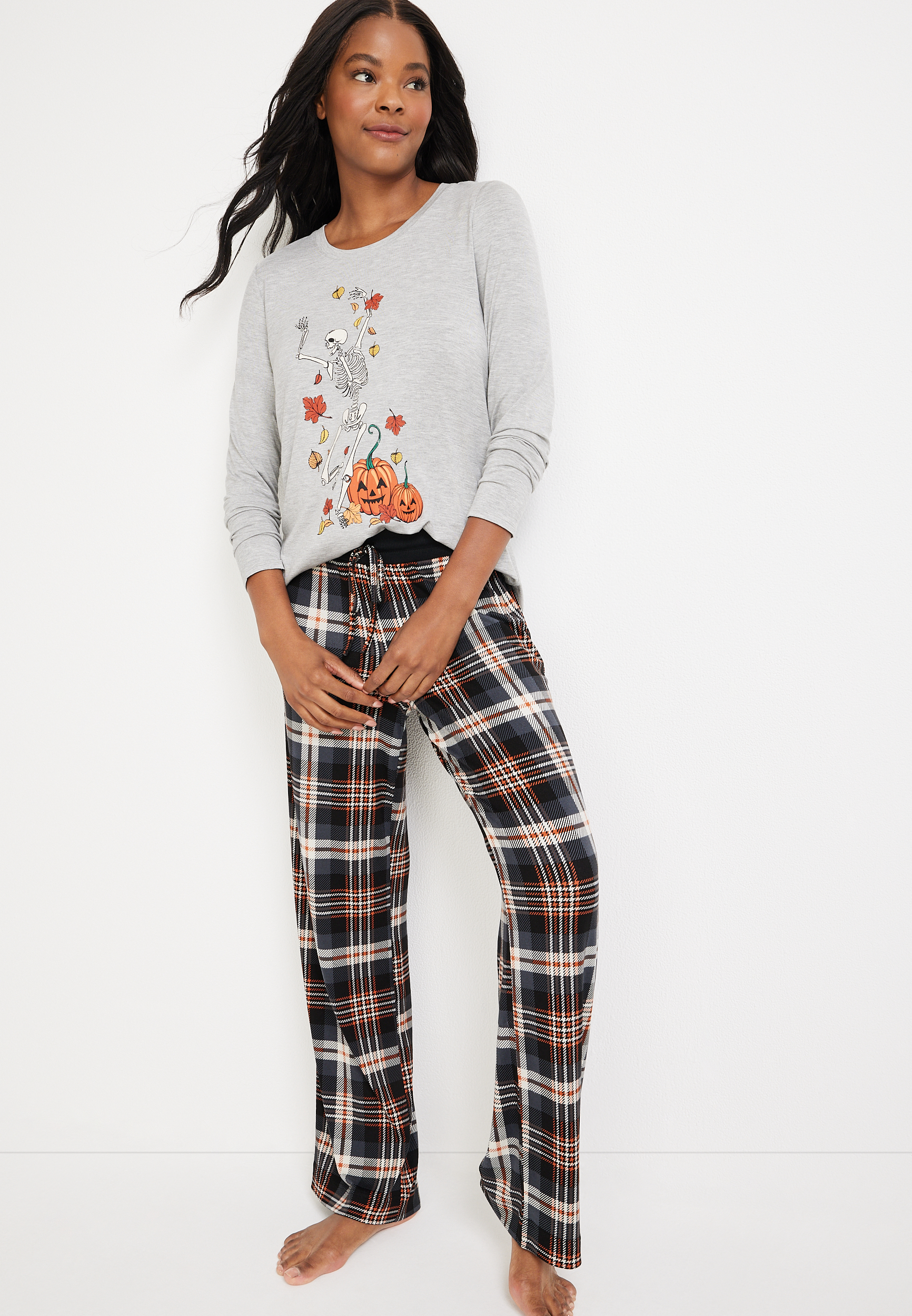 Wide leg pj online set