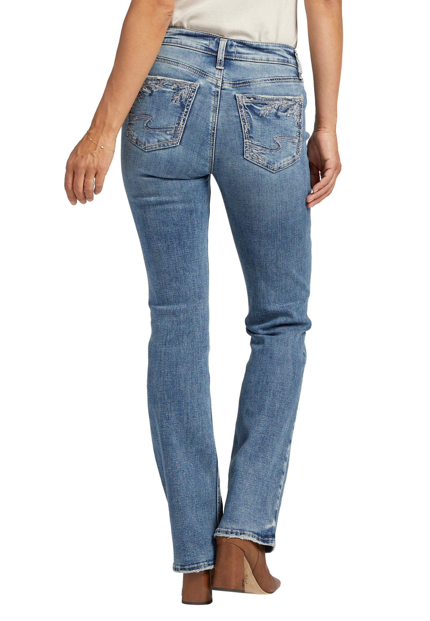 Silver Jeans Co.® Suki Slim Boot Curvy Mid Rise Jean maurices