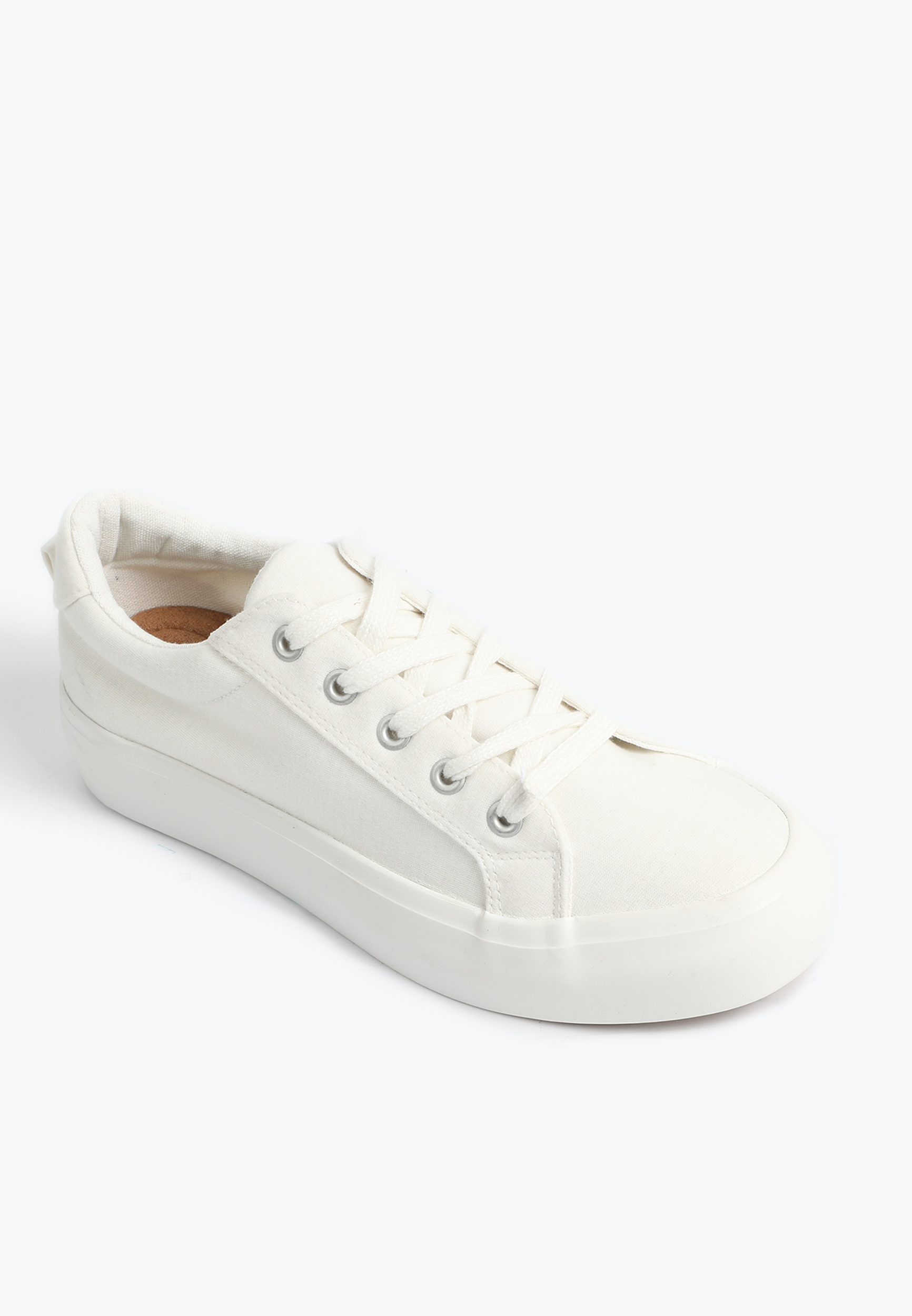 White Platform Sneakers