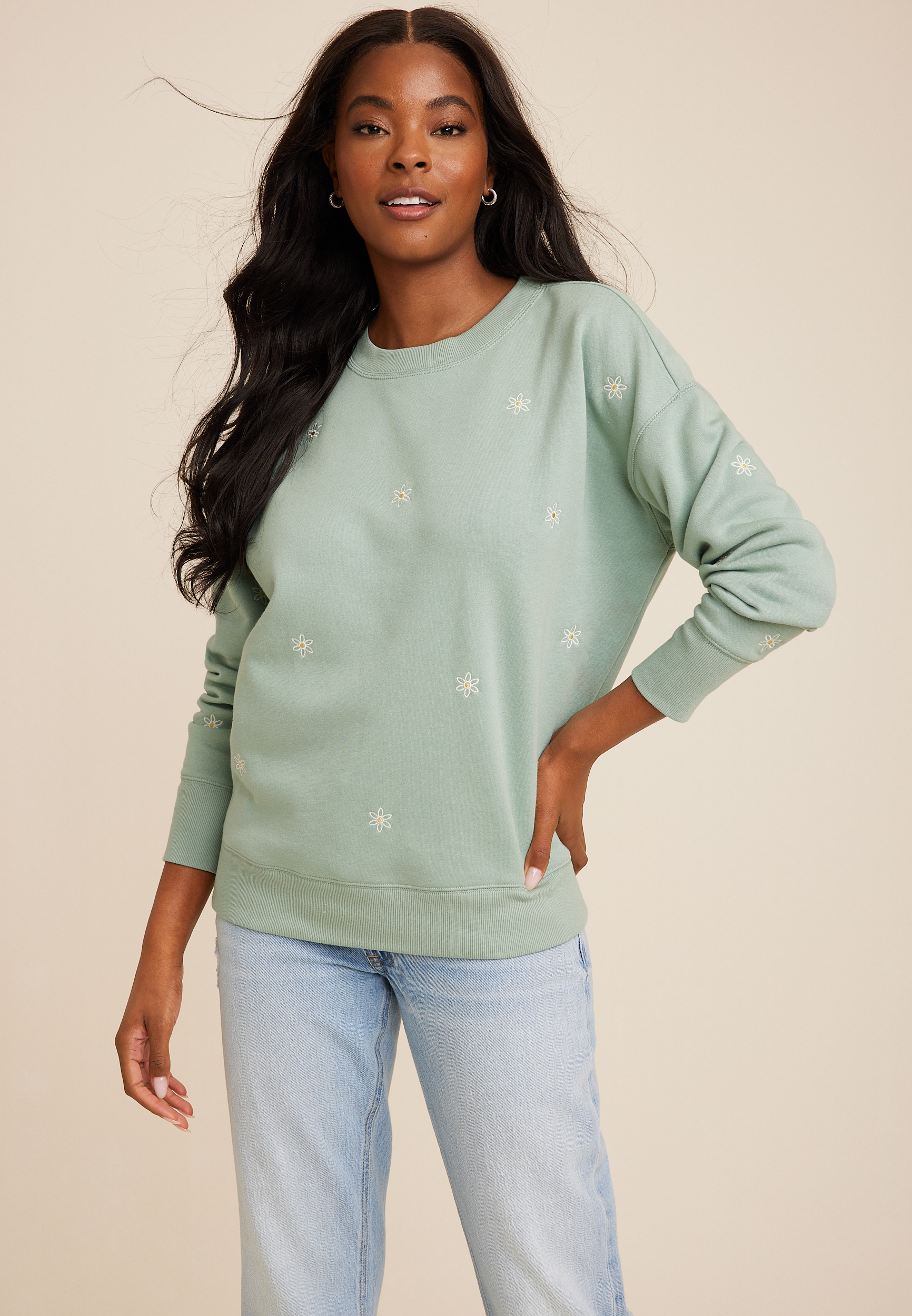 Mint hotsell colored sweatshirt