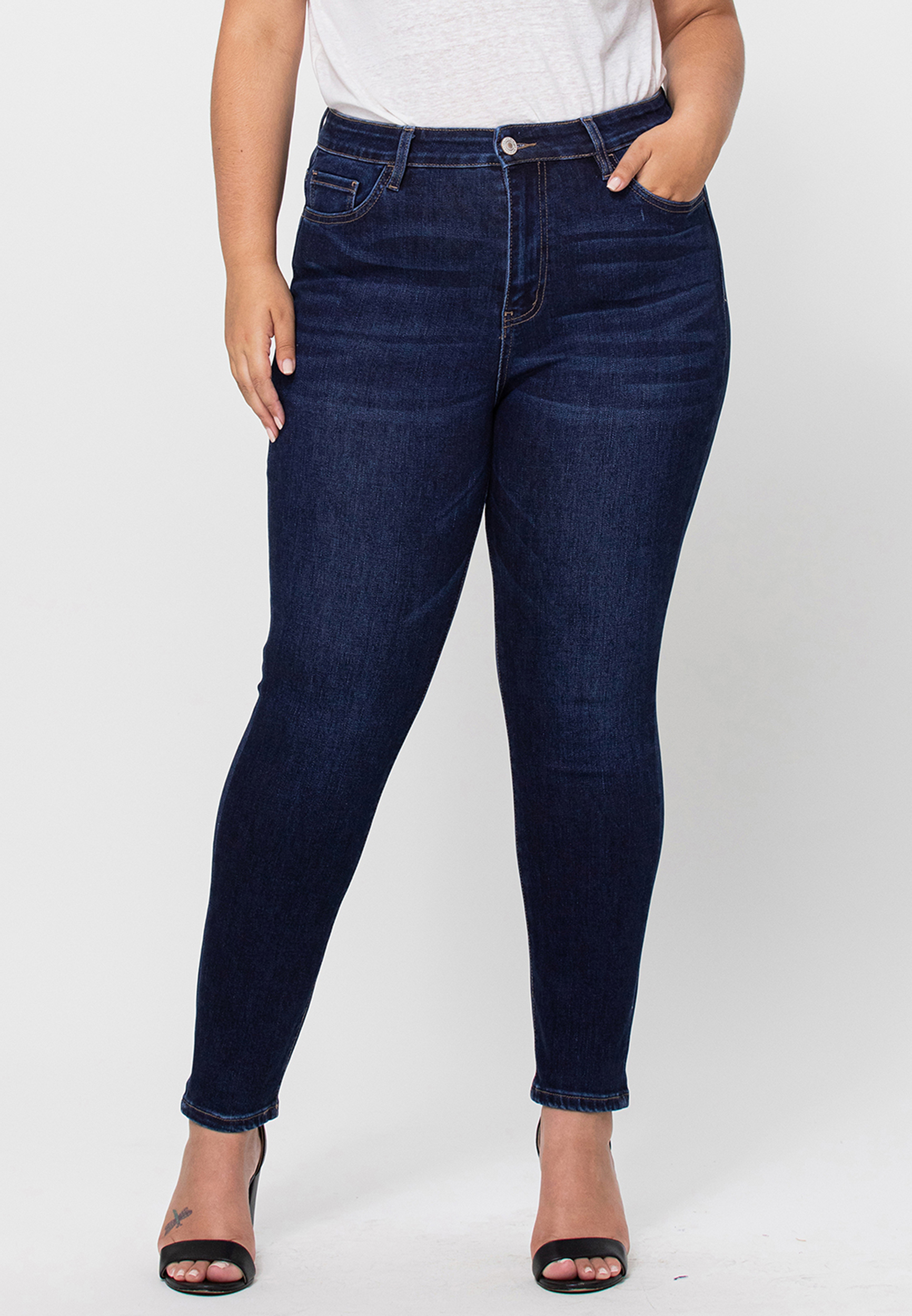Vervet Plus Size High Rise Skinny Jeans