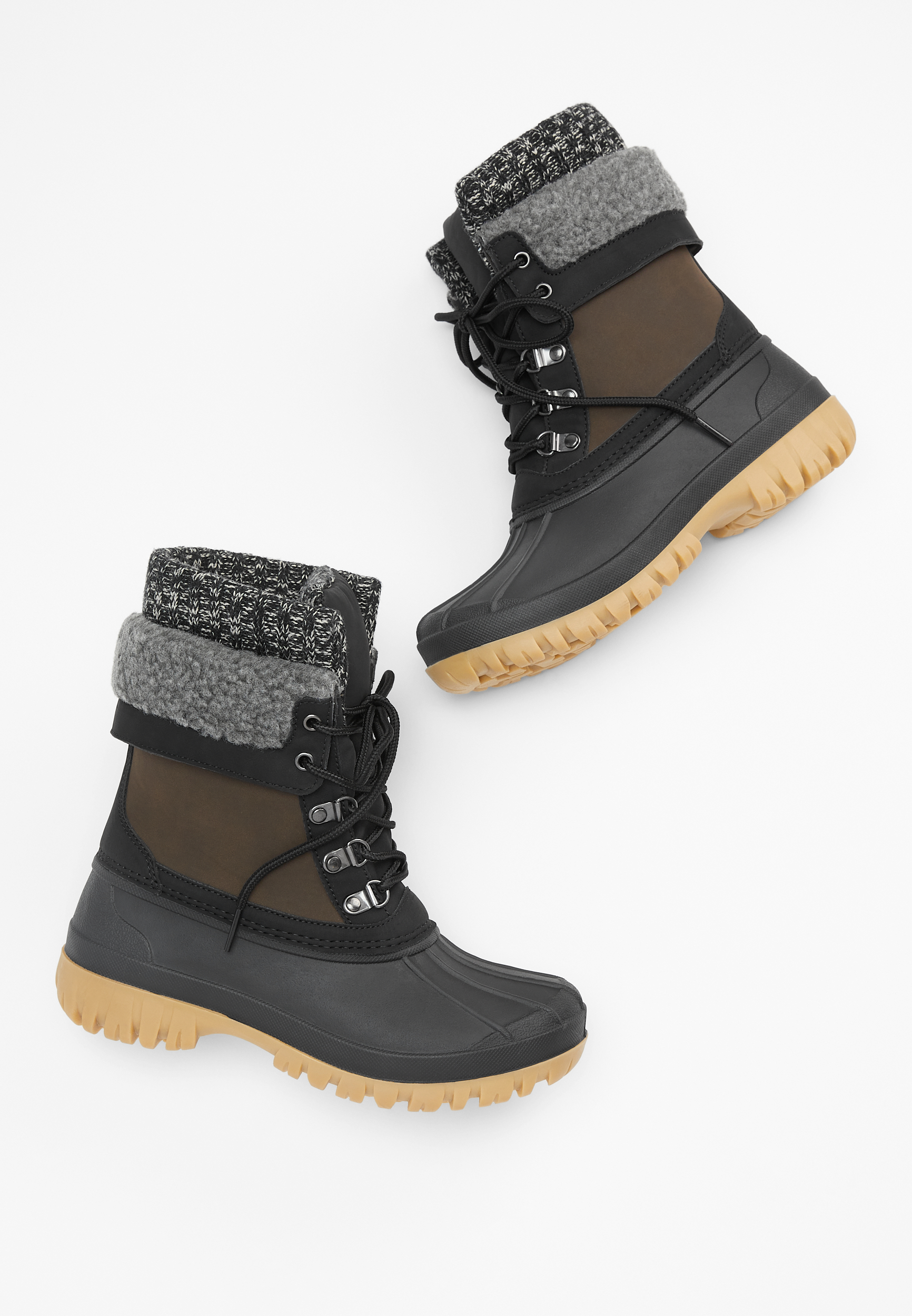 Metallic sherpa duck outlet boots