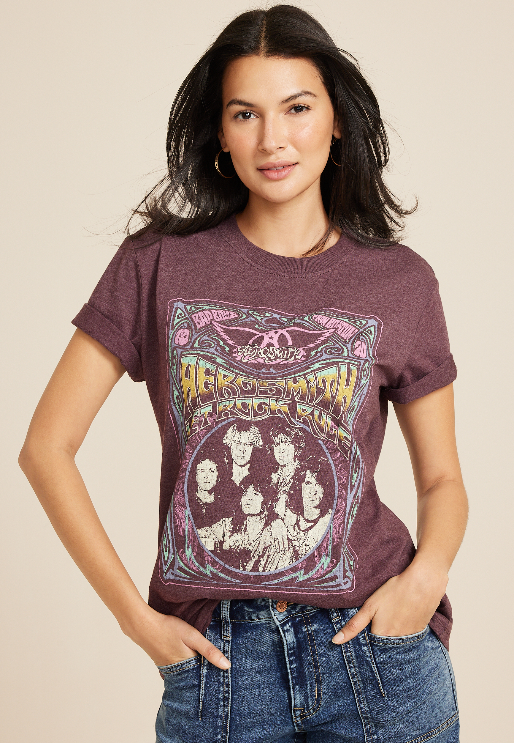 aerosmith graphic tee