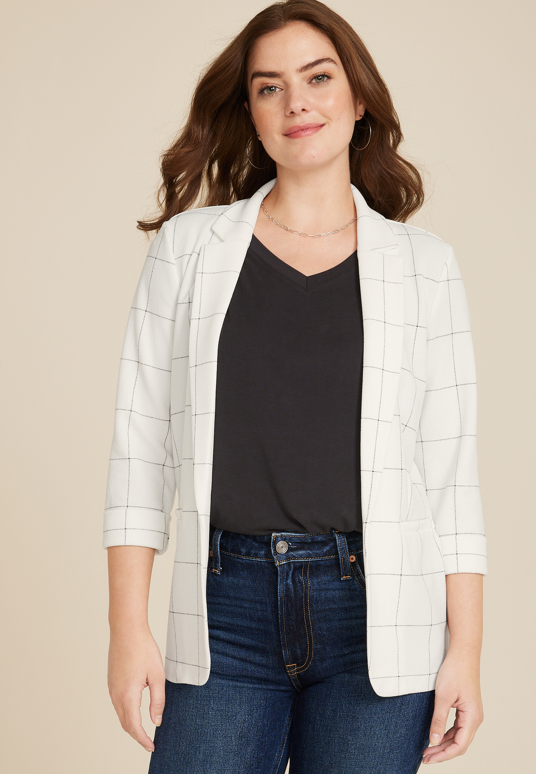 Versa Open Front Blazer 