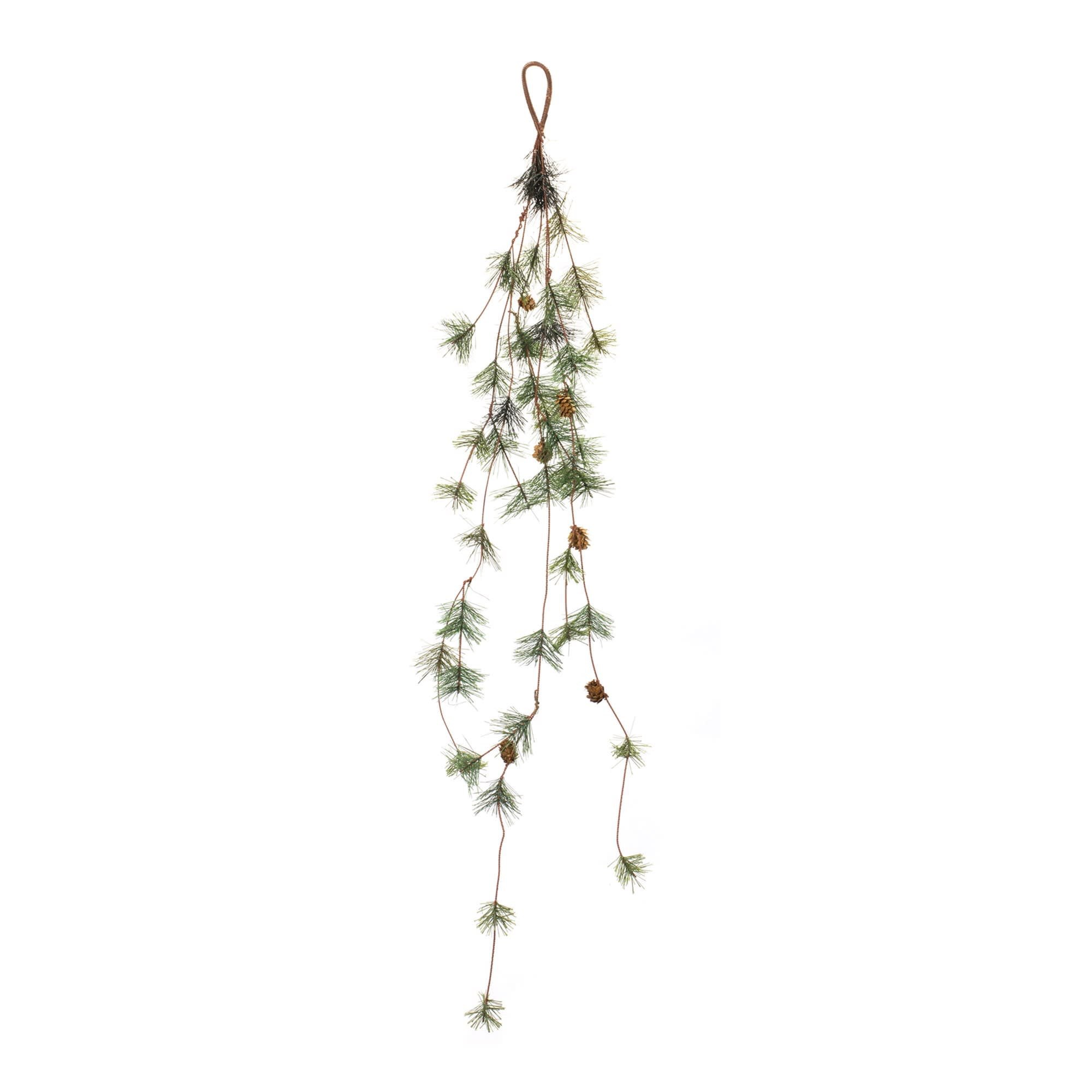 Melrose International Pine and Pinecone Garland (Set of 2)