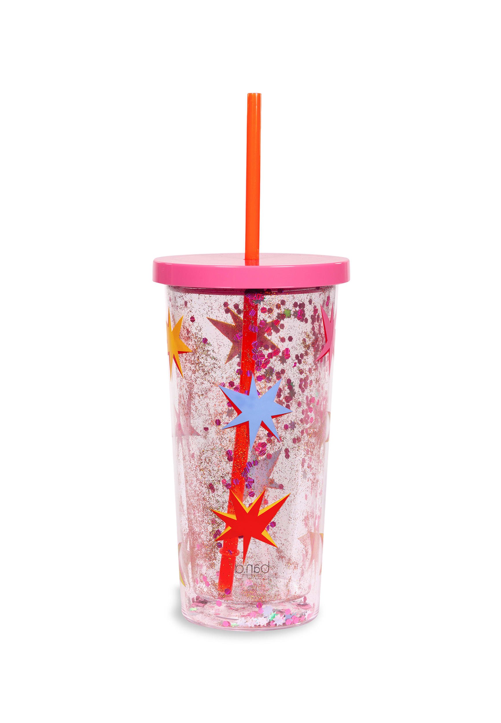 Bando Glitter Bomb Sip Sip Tumbler With Straw 