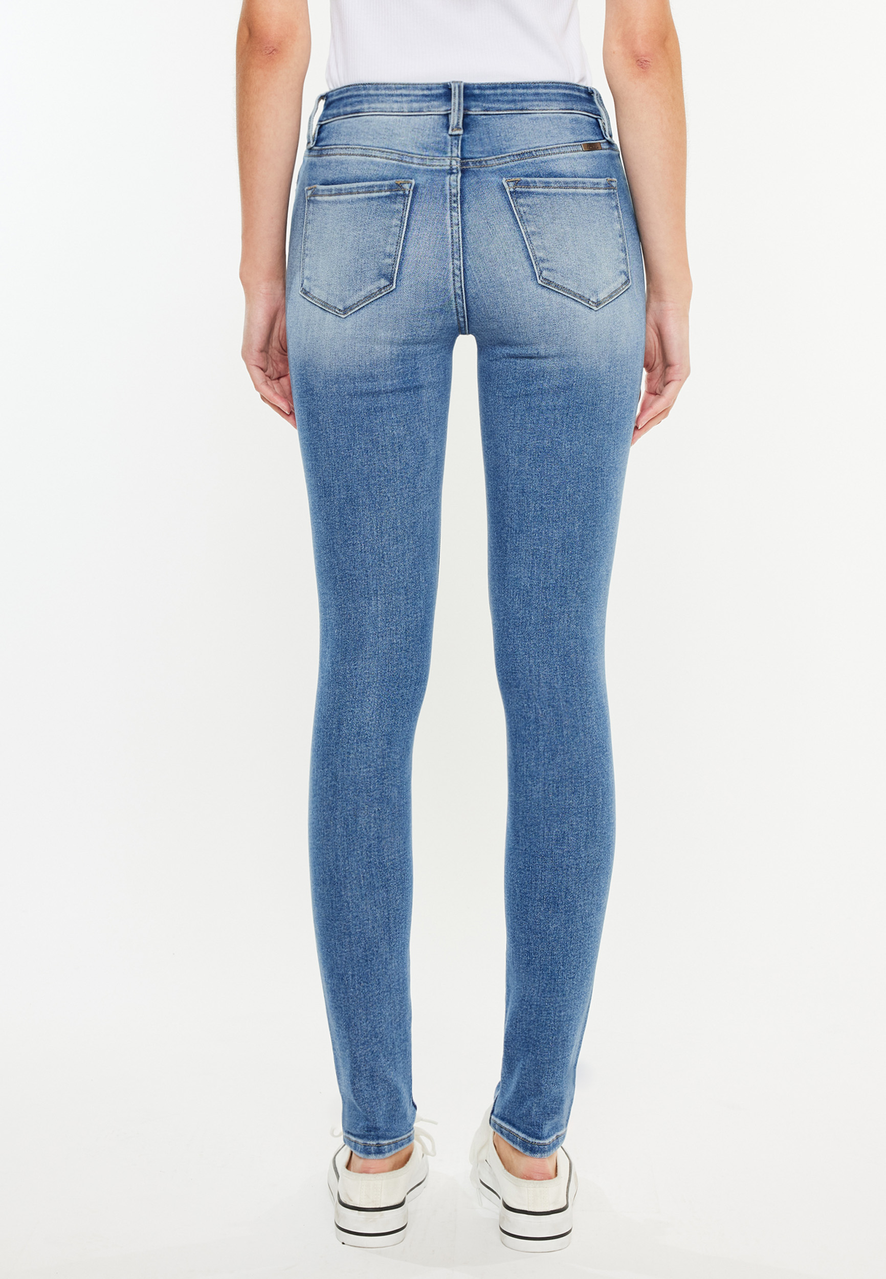 「zikka7166 」gourmet jeans for SUPPLY 311 Shaping Skinny Capri Women's Jeans (plus Size) - Dark
