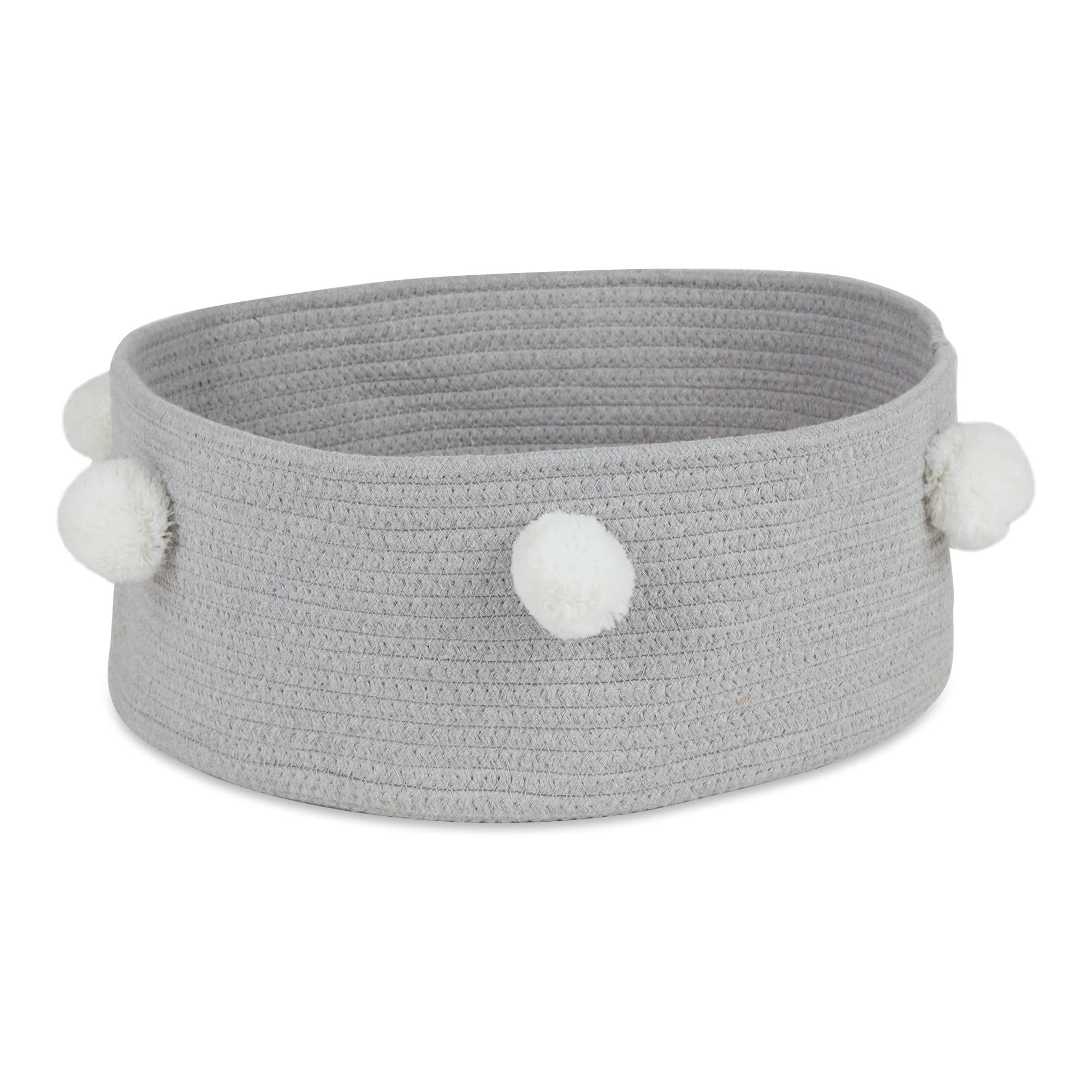 Design Imports Pet Basket with Pom Poms maurices