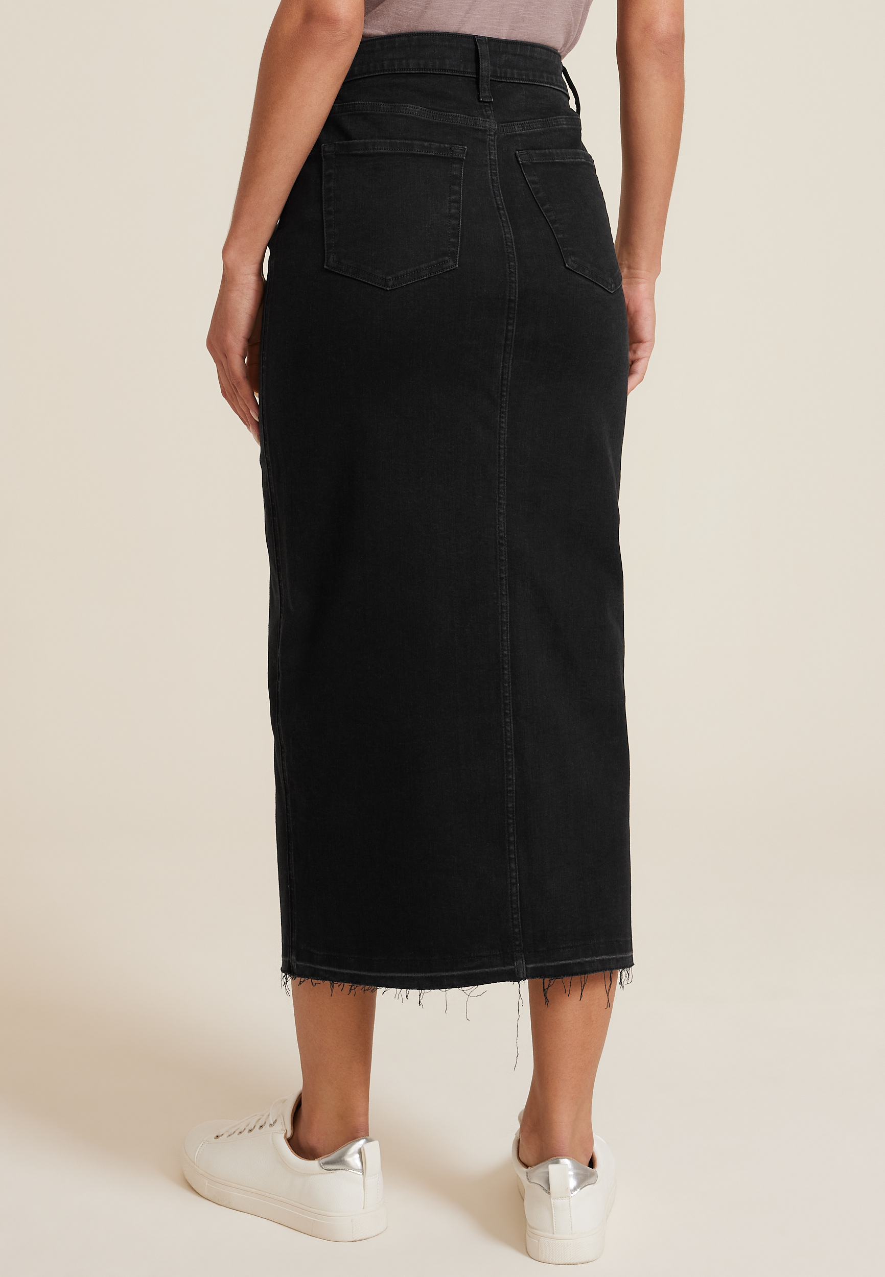●MIDNIGHT MOVE● skirt denim pants black 24sp77 MIDNIGHT MOVE ONLINE STORE
